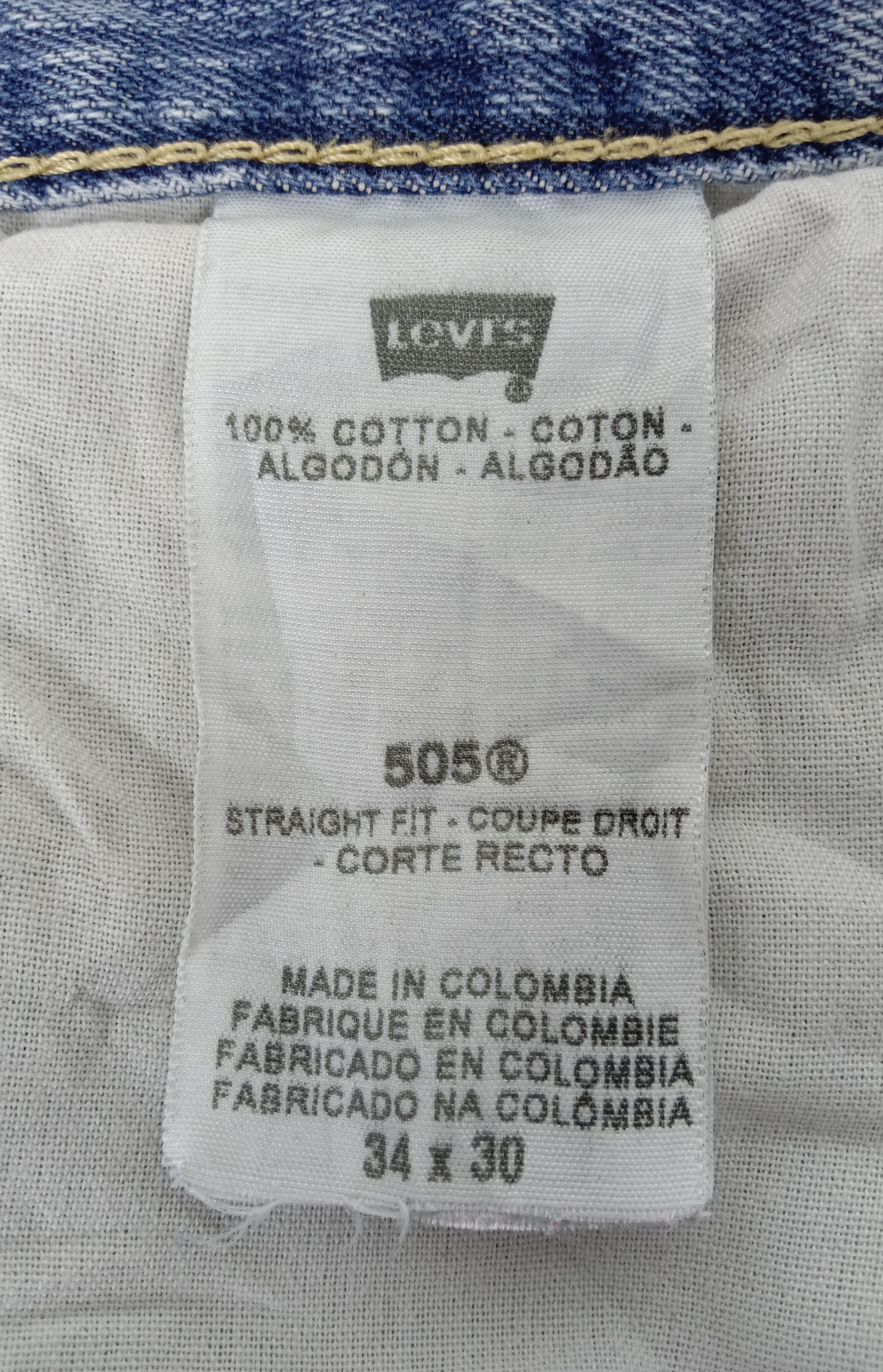 Levi's Vintage Levi's 505 Jeans Straight Fit Distressed Denim Size US 34 / EU 50 - 16 Thumbnail