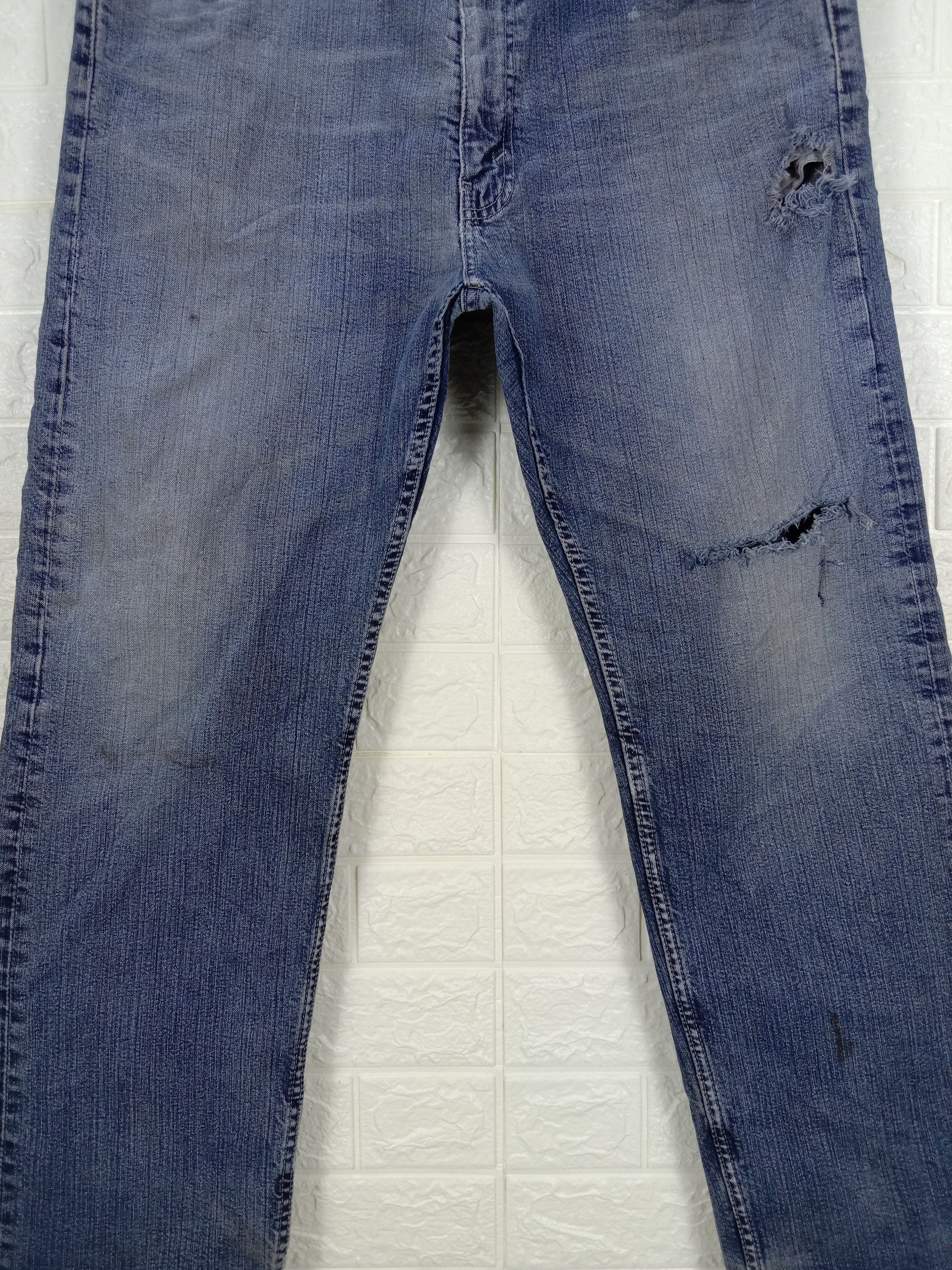 Levi's Vintage Levi's 505 Jeans Earth Tone Distressed Denim Size US 38 / EU 54 - 3 Thumbnail