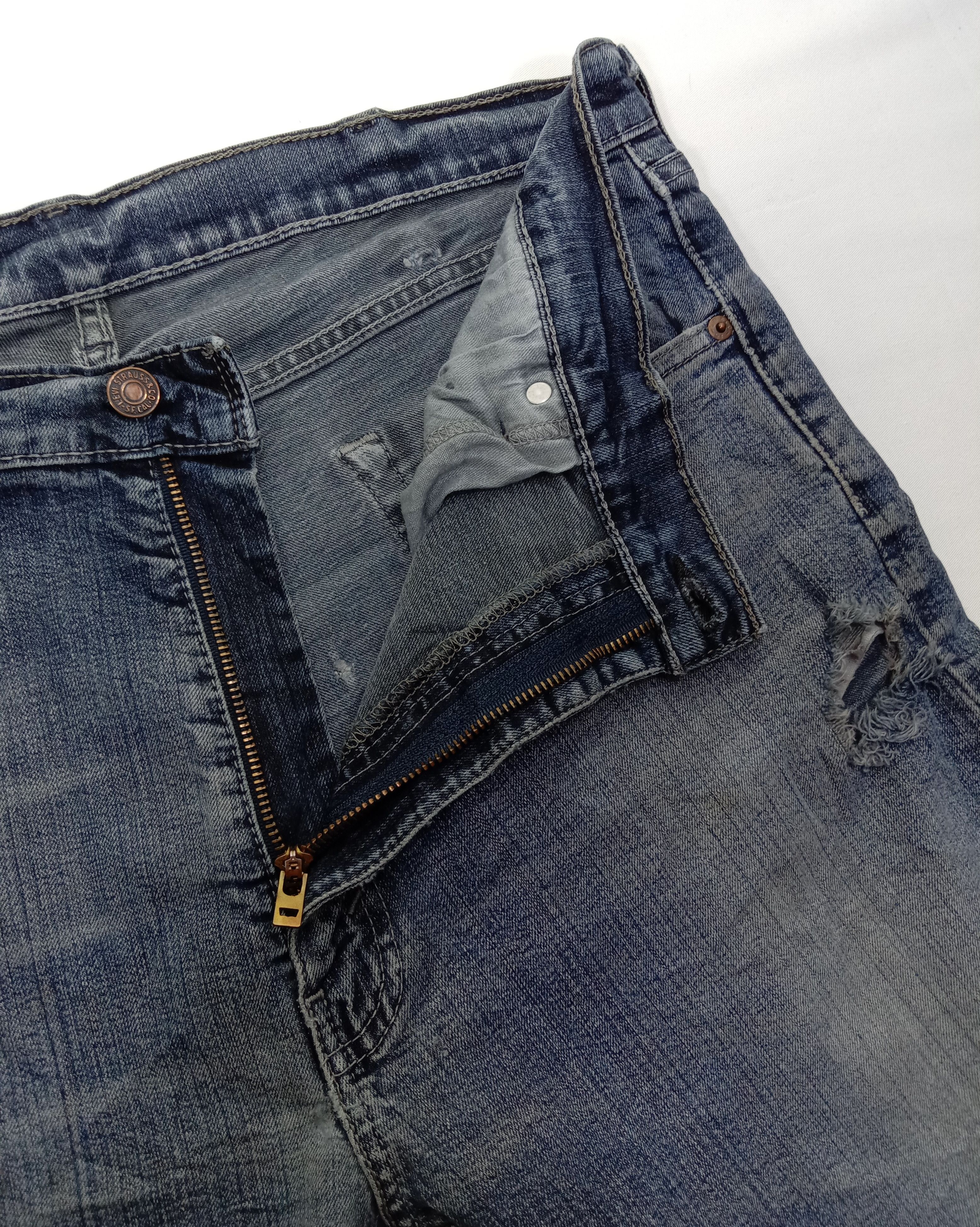 Levi's Vintage Levi's 505 Jeans Earth Tone Distressed Denim Size US 38 / EU 54 - 9 Thumbnail