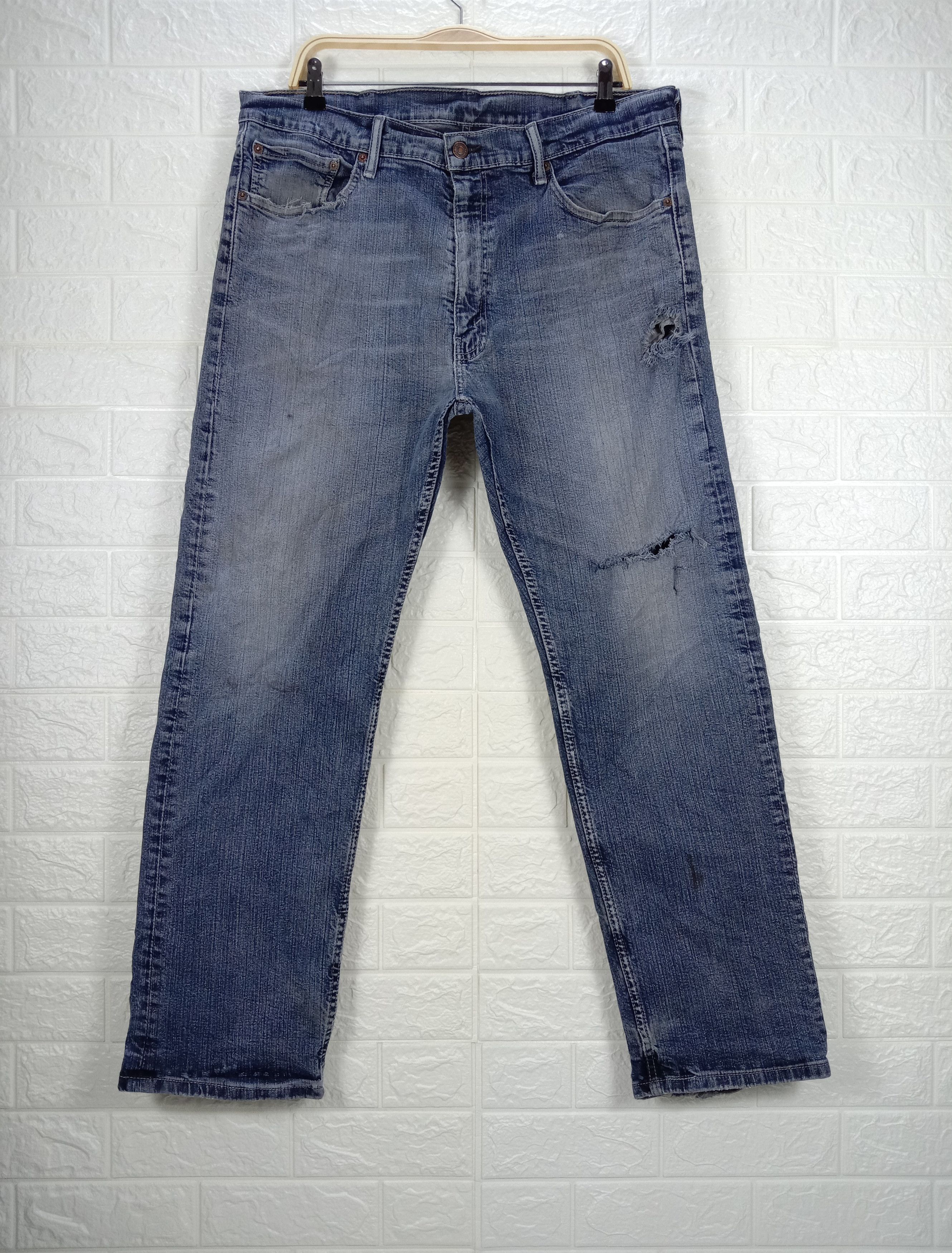Levi's Vintage Levi's 505 Jeans Earth Tone Distressed Denim Size US 38 / EU 54 - 1 Thumbnail