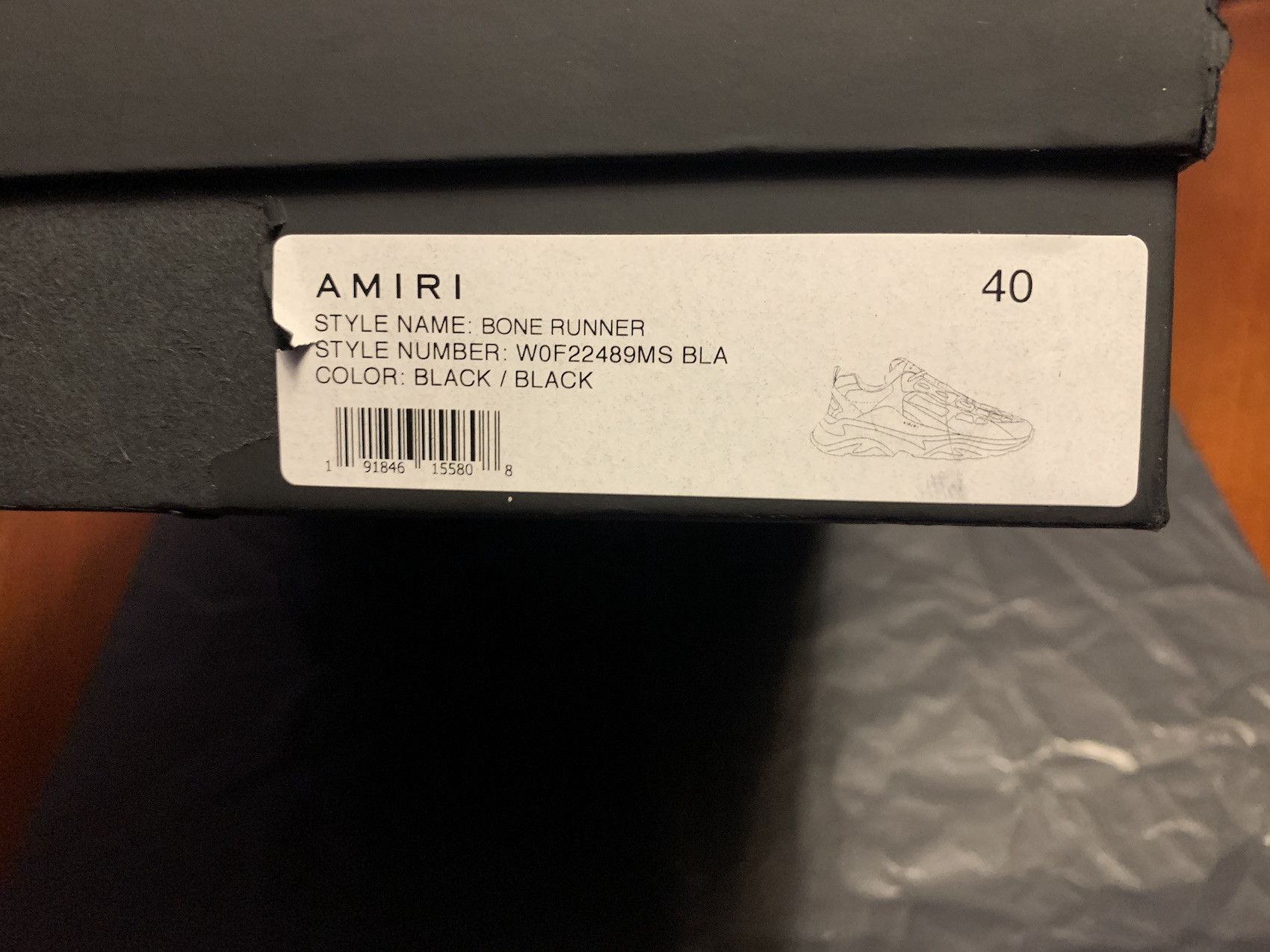 Amiri FW'20 Sneakers Bone Runner Size US 7 / EU 40 - 10 Thumbnail