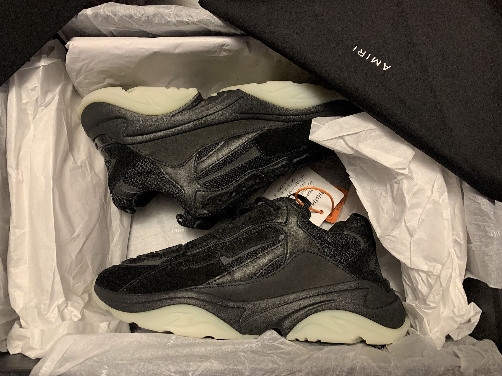 Amiri FW'20 Sneakers Bone Runner Size US 7 / EU 40 - 9 Thumbnail
