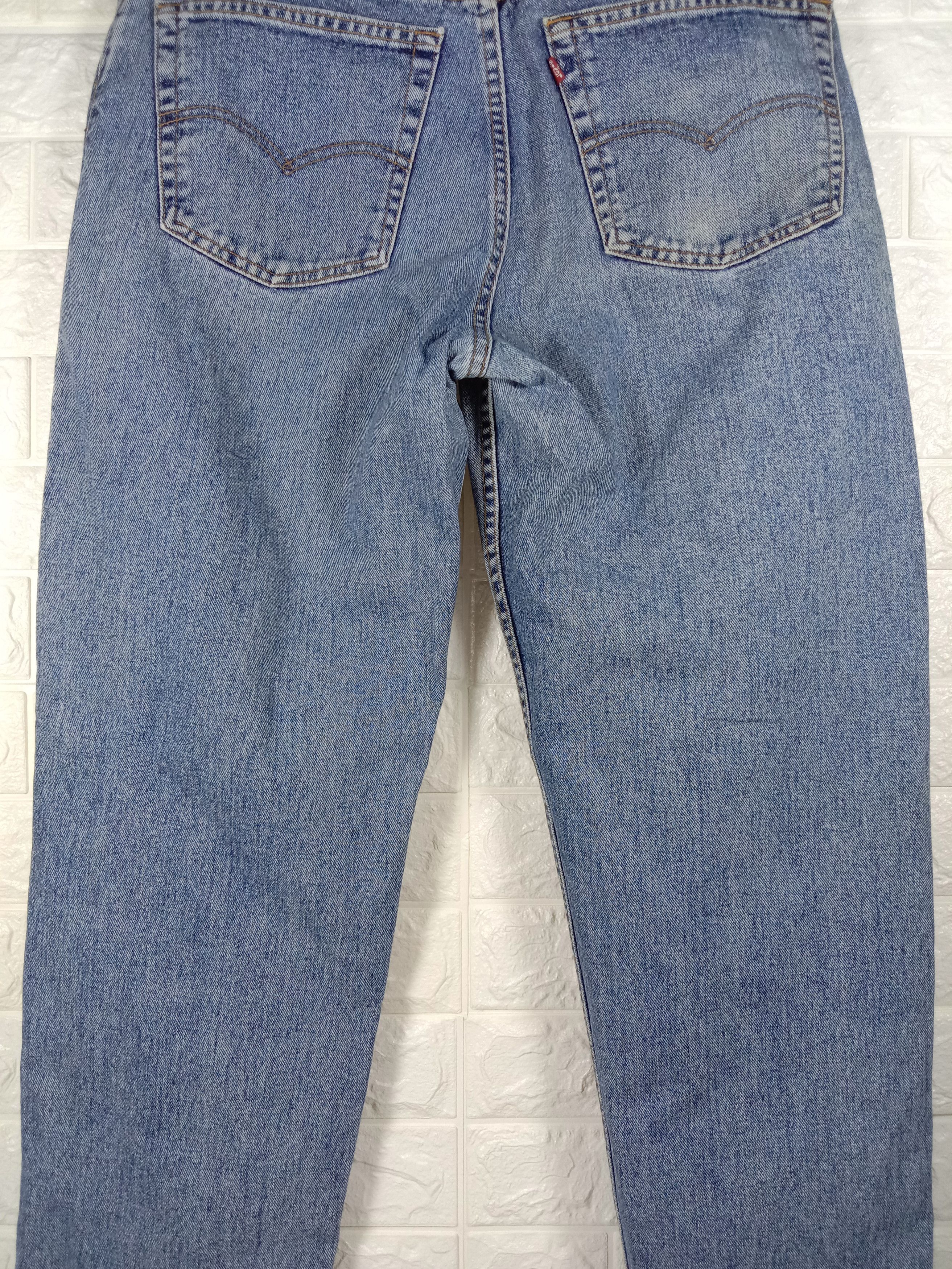 Levi's Vintage 90s Levi’s 550 Jeans Blue Wash Denim Size US 36 / EU 52 - 7 Thumbnail