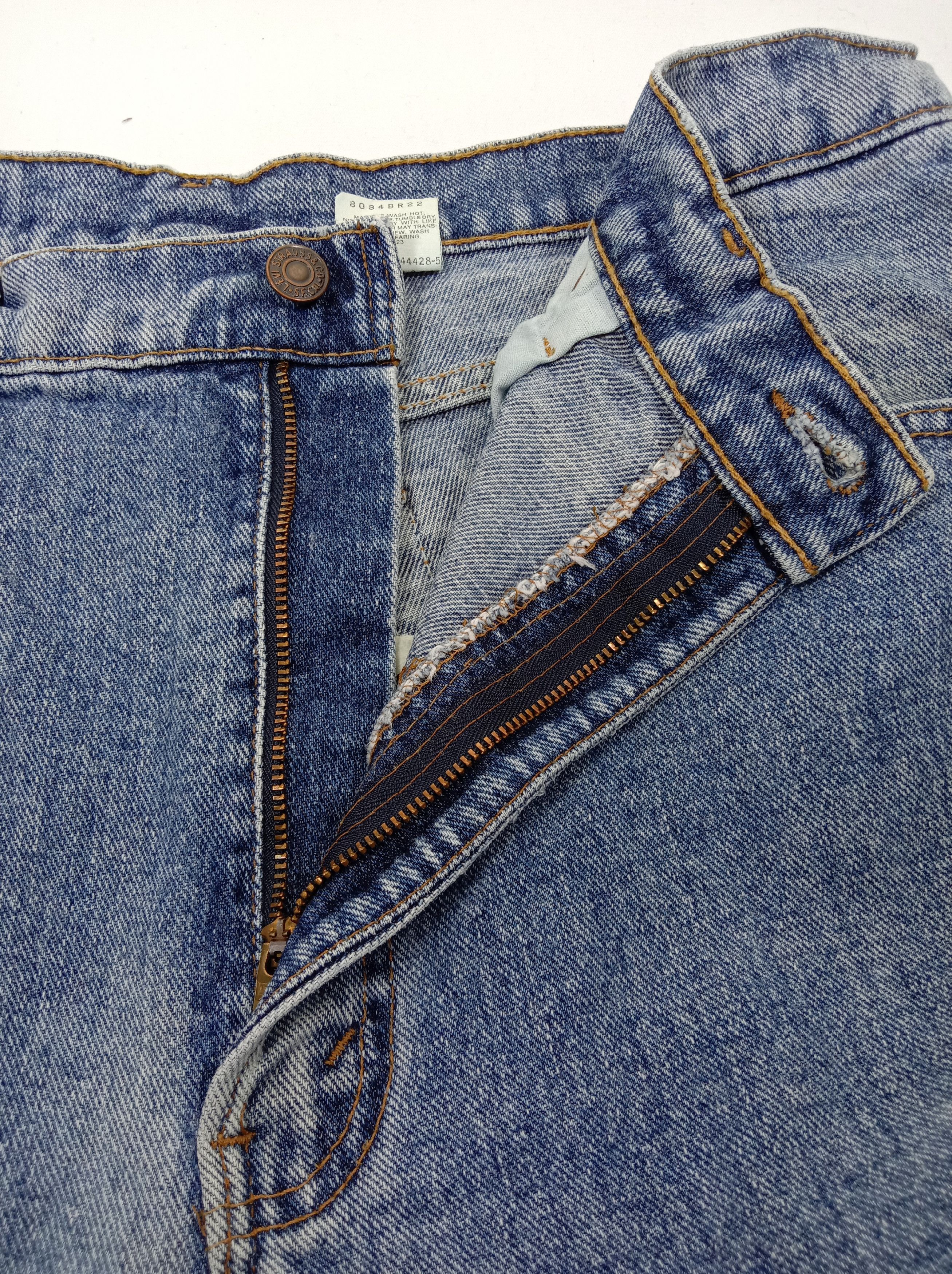Levi's Vintage 90s Levi’s 550 Jeans Blue Wash Denim Size US 36 / EU 52 - 9 Thumbnail