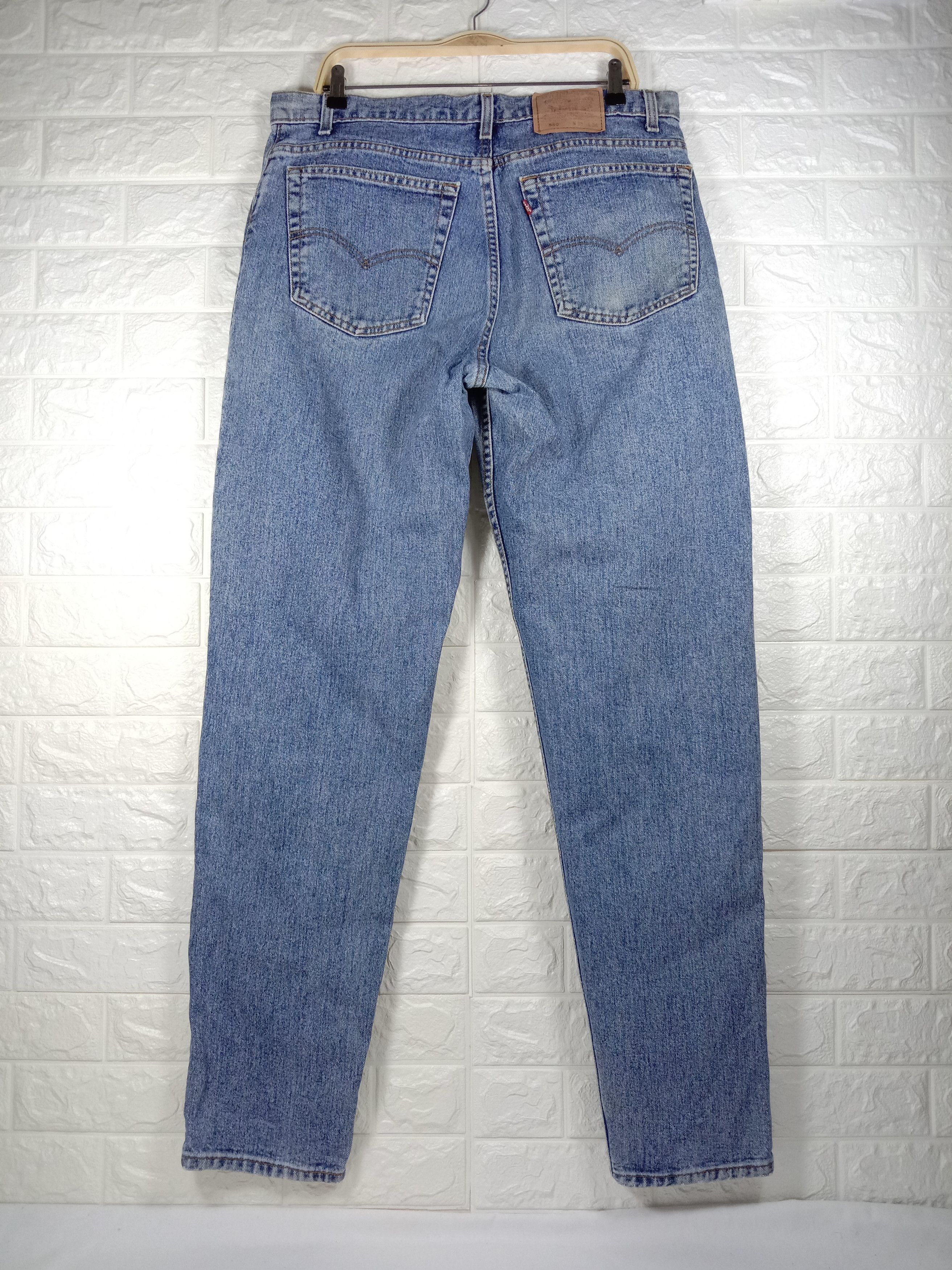 Levi's Vintage 90s Levi’s 550 Jeans Blue Wash Denim Size US 36 / EU 52 - 5 Thumbnail