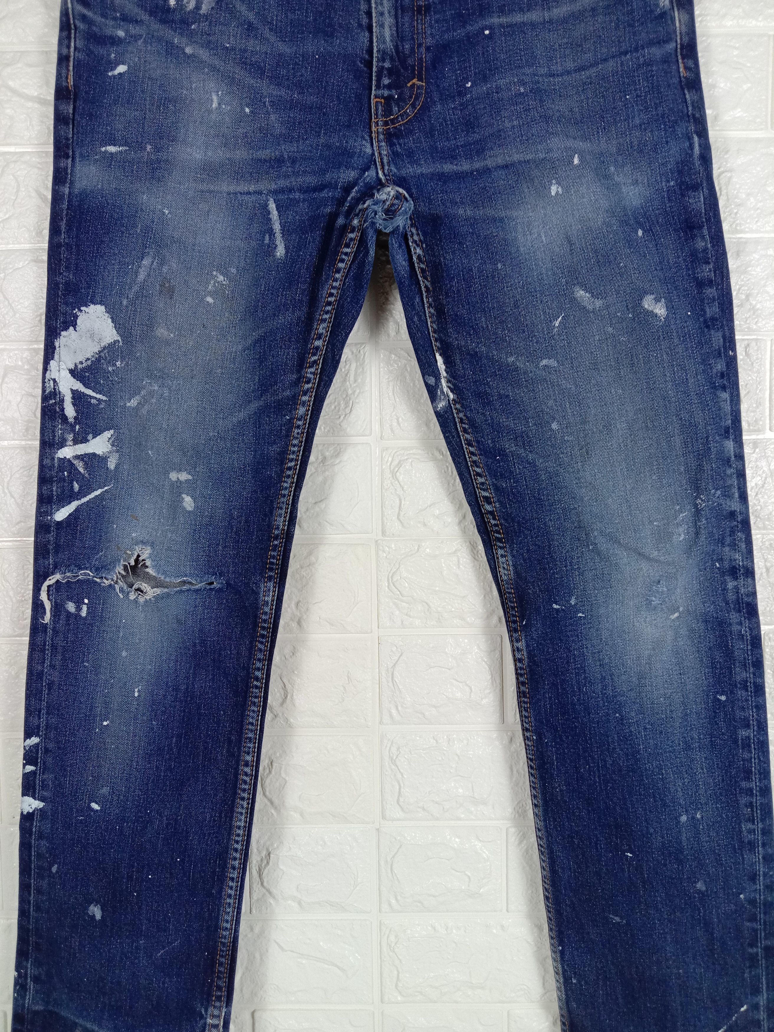 Levi's Vintage Levi's 511 Jeans Slim Cut Paint Splatter Denim Size US 34 / EU 50 - 3 Thumbnail