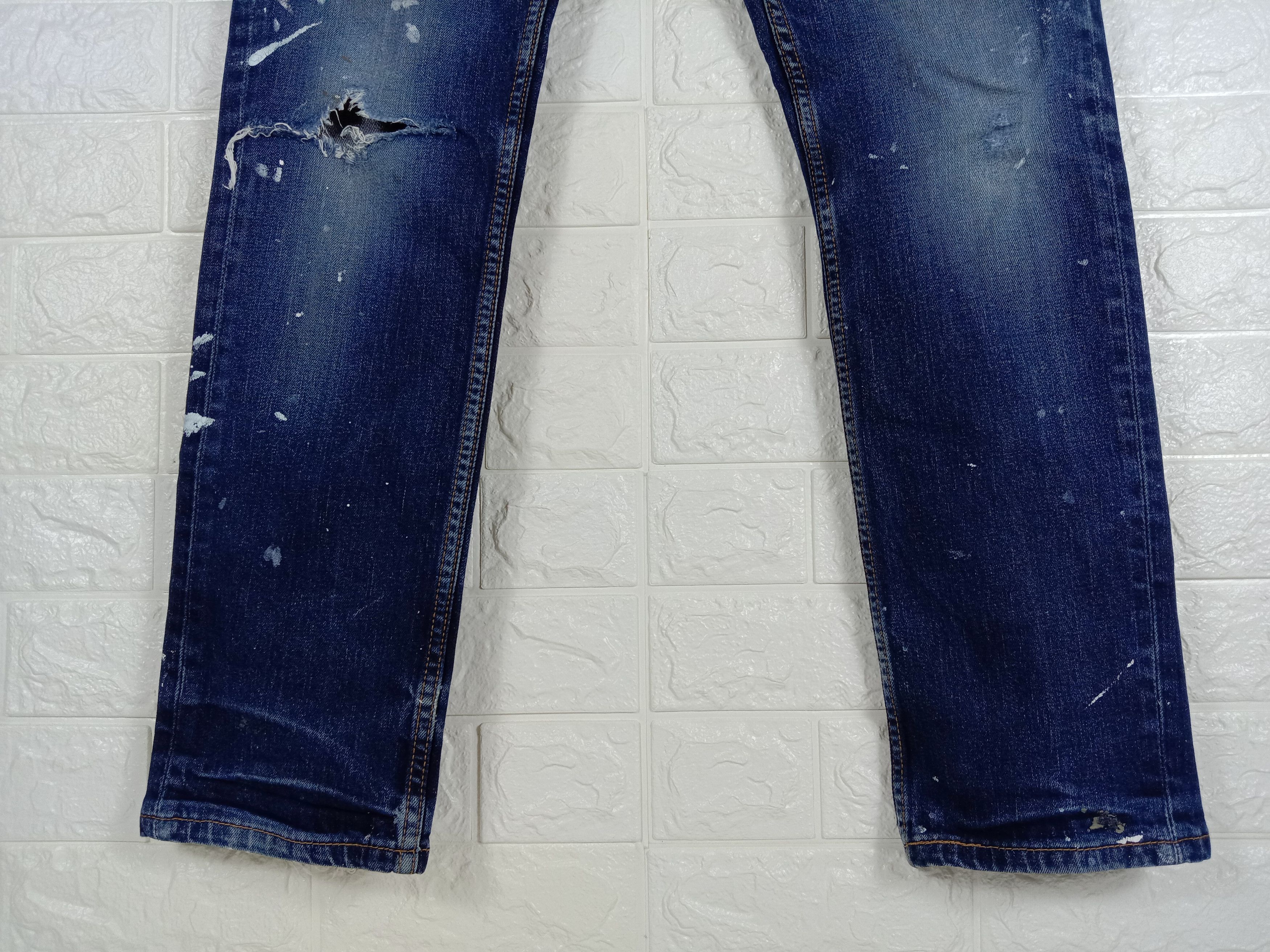 Levi's Vintage Levi's 511 Jeans Slim Cut Paint Splatter Denim Size US 34 / EU 50 - 4 Thumbnail