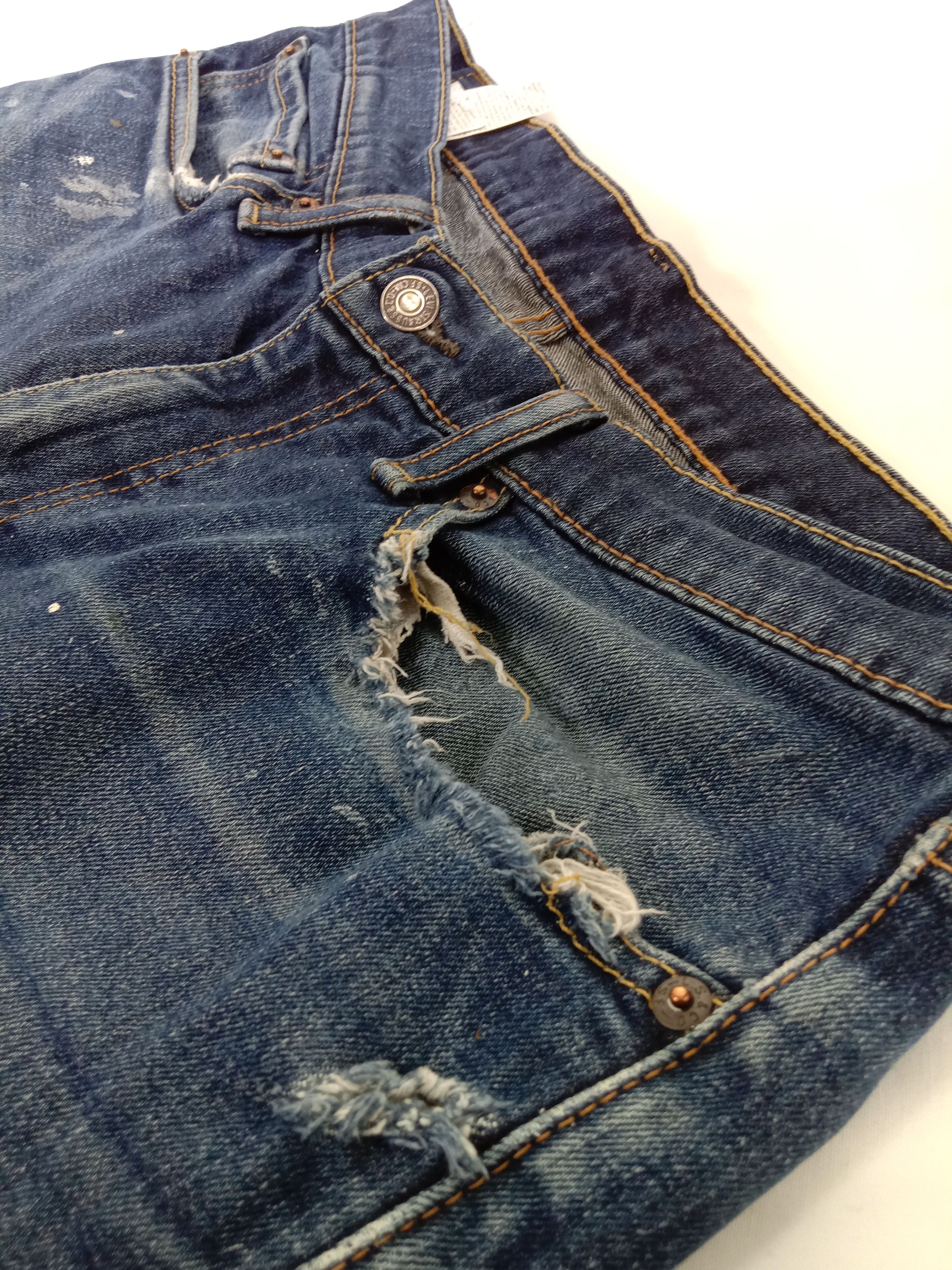 Levi's Vintage Levi's 511 Jeans Slim Cut Paint Splatter Denim Size US 34 / EU 50 - 10 Thumbnail