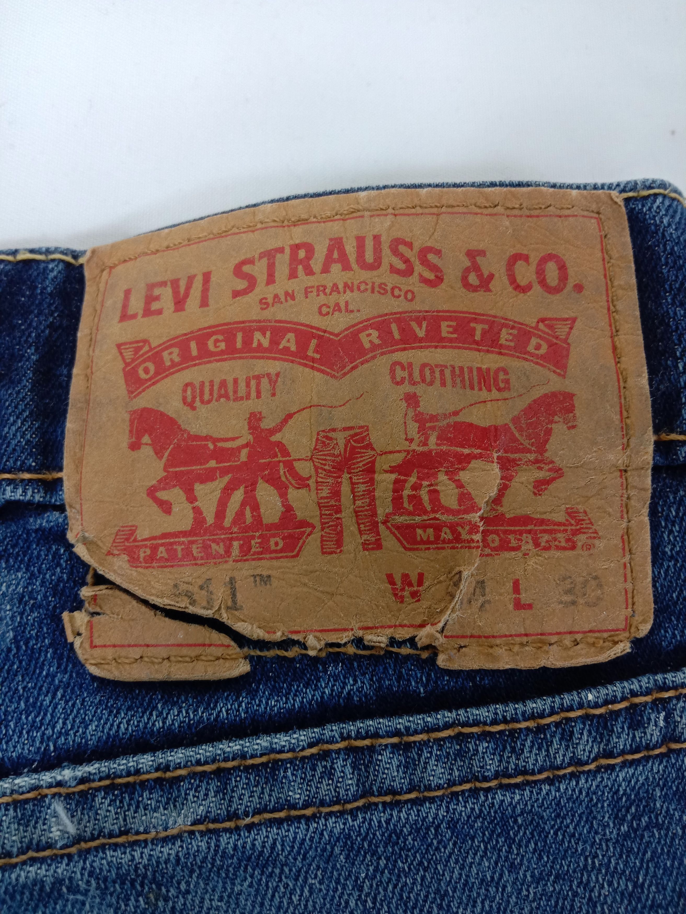 Levi's Vintage Levi's 511 Jeans Slim Cut Paint Splatter Denim Size US 34 / EU 50 - 19 Thumbnail