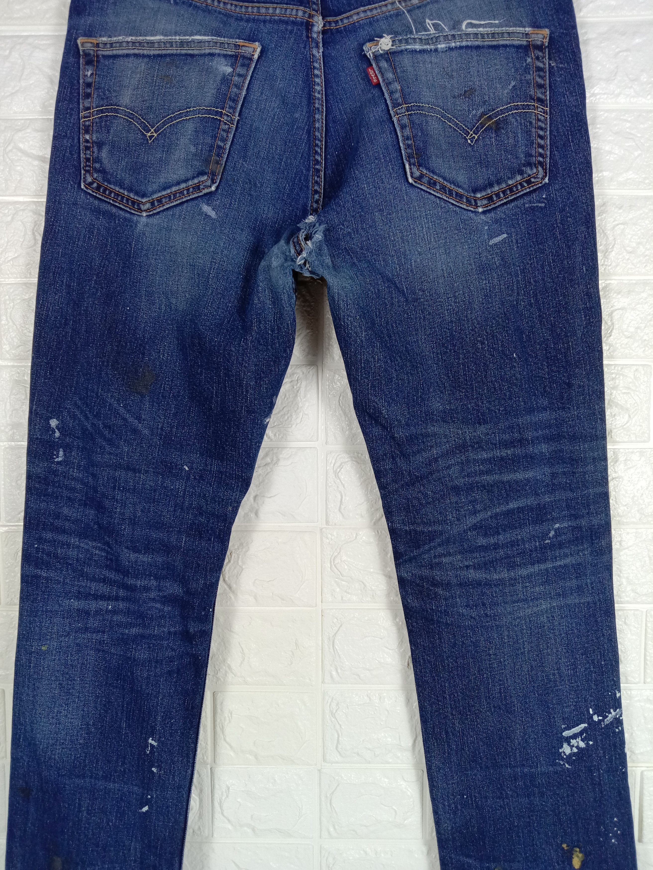 Levi's Vintage Levi's 511 Jeans Slim Cut Paint Splatter Denim Size US 34 / EU 50 - 7 Thumbnail