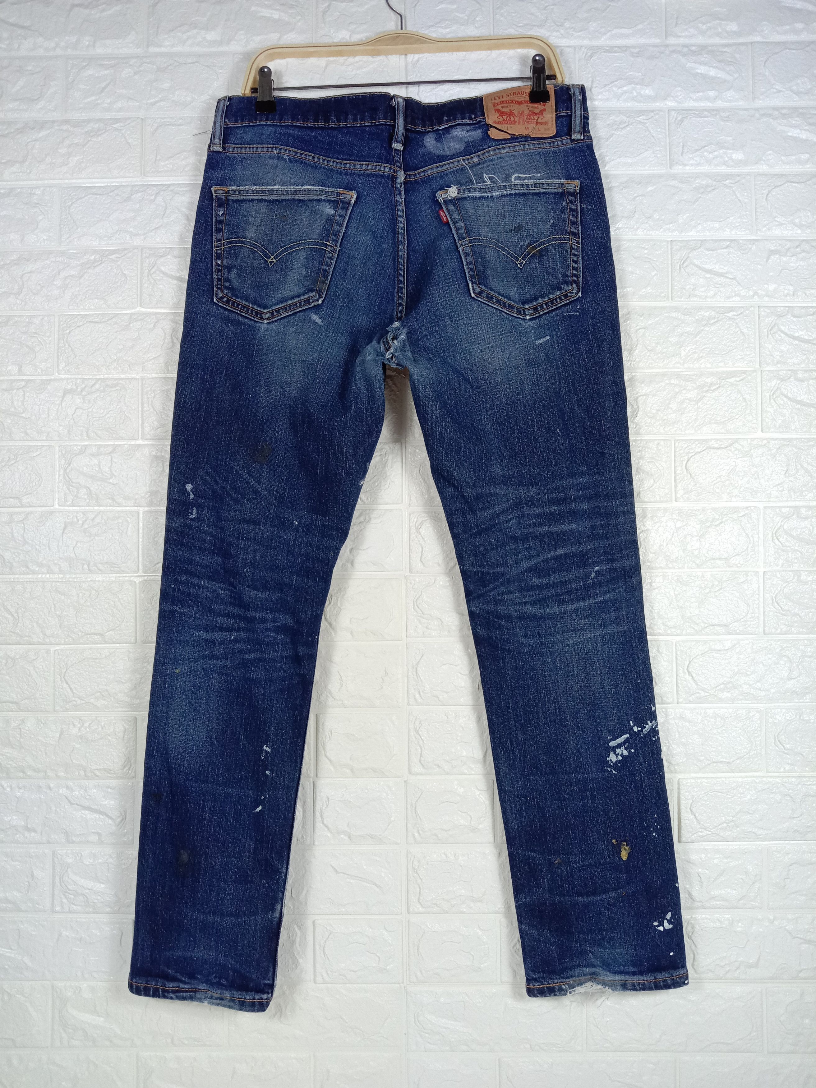 Levi's Vintage Levi's 511 Jeans Slim Cut Paint Splatter Denim Size US 34 / EU 50 - 5 Thumbnail