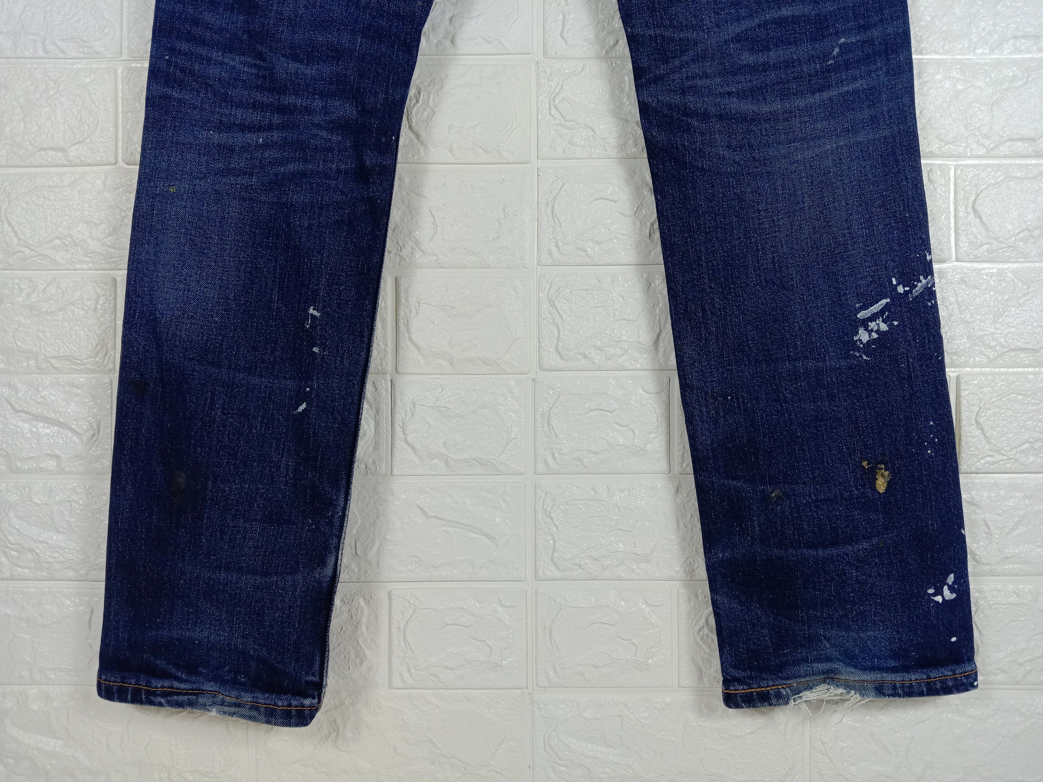 Levi's Vintage Levi's 511 Jeans Slim Cut Paint Splatter Denim Size US 34 / EU 50 - 8 Thumbnail