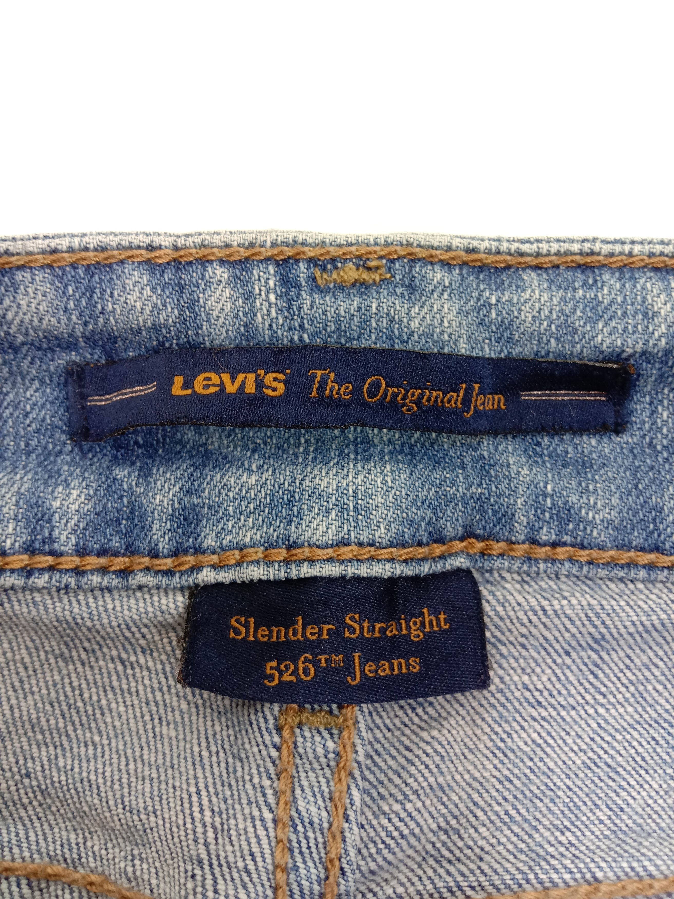 Levi's Vintage Levi's 526 Jeans Slender Straight Light Wash Denim Size 34" / US 12 / IT 48 - 15 Thumbnail