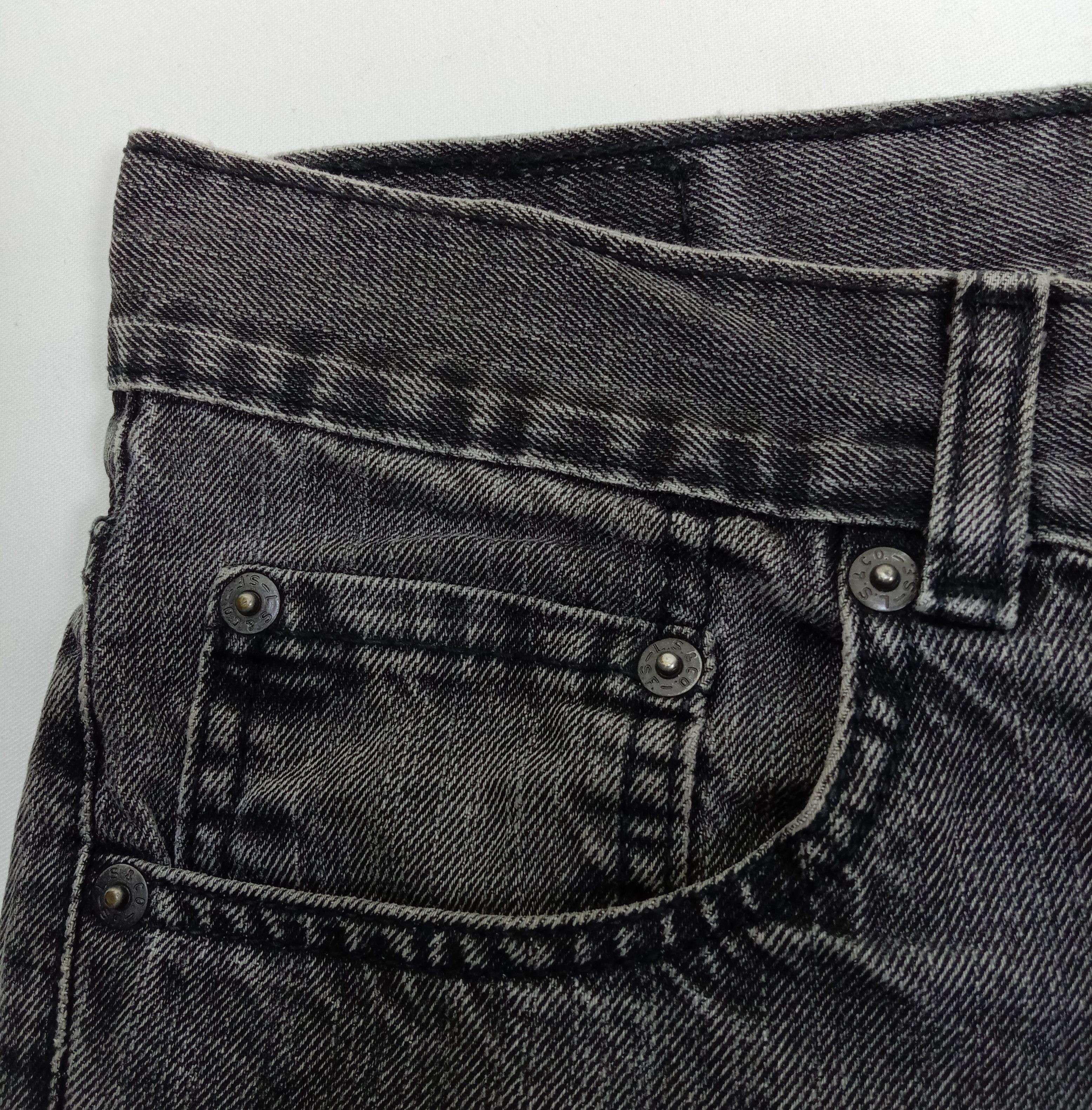 Levi's Vintage Levi's 513 Jeans Faded Black Slim Straight Denim Size 29" - 11 Thumbnail