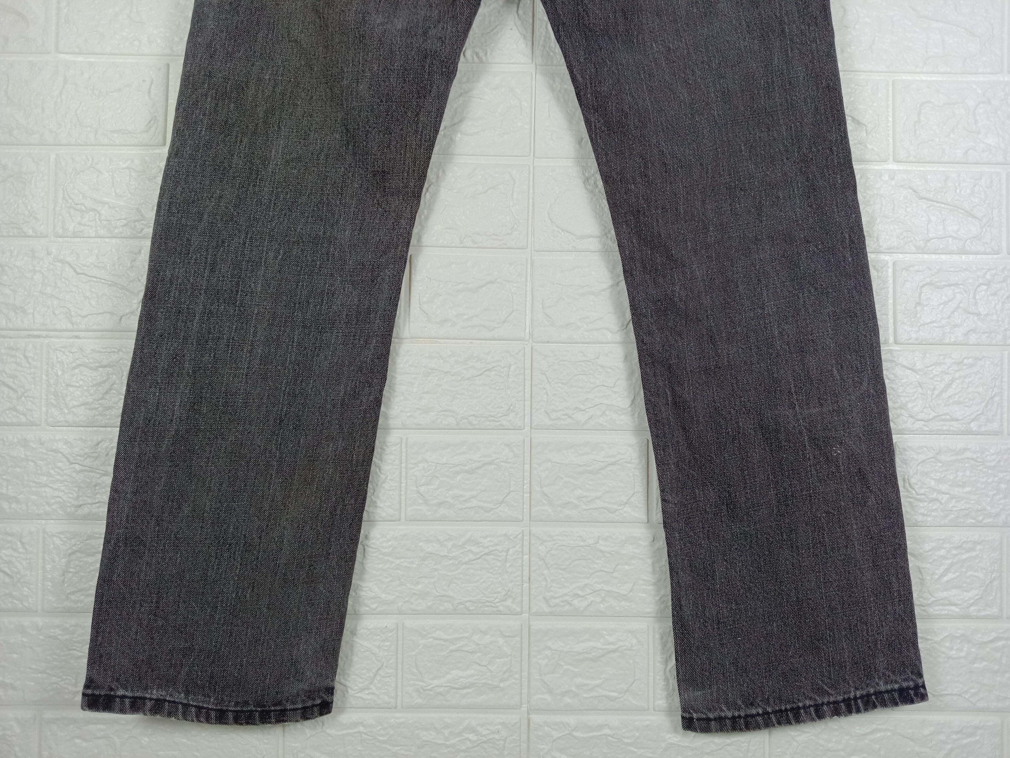 Levi's Vintage Levi's 513 Jeans Faded Black Slim Straight Denim Size 29" - 8 Thumbnail