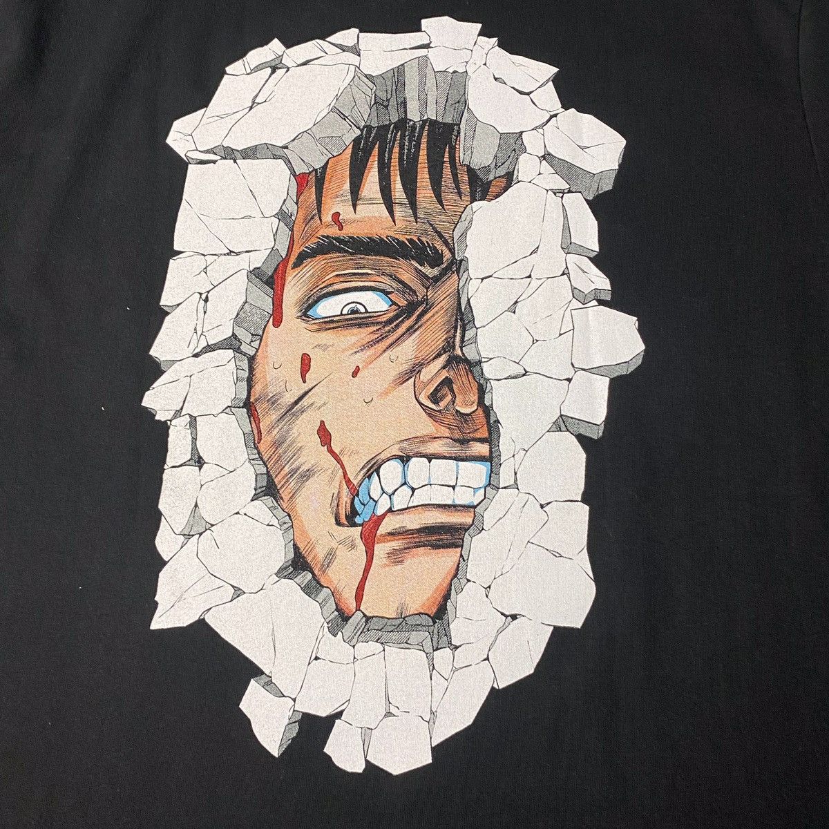 Anime × Japanese Brand × Vintage Berserk Guts Repeater Crossbow Anime Bootleg Shirt Size US XL / EU 56 / 4 - 4 Thumbnail