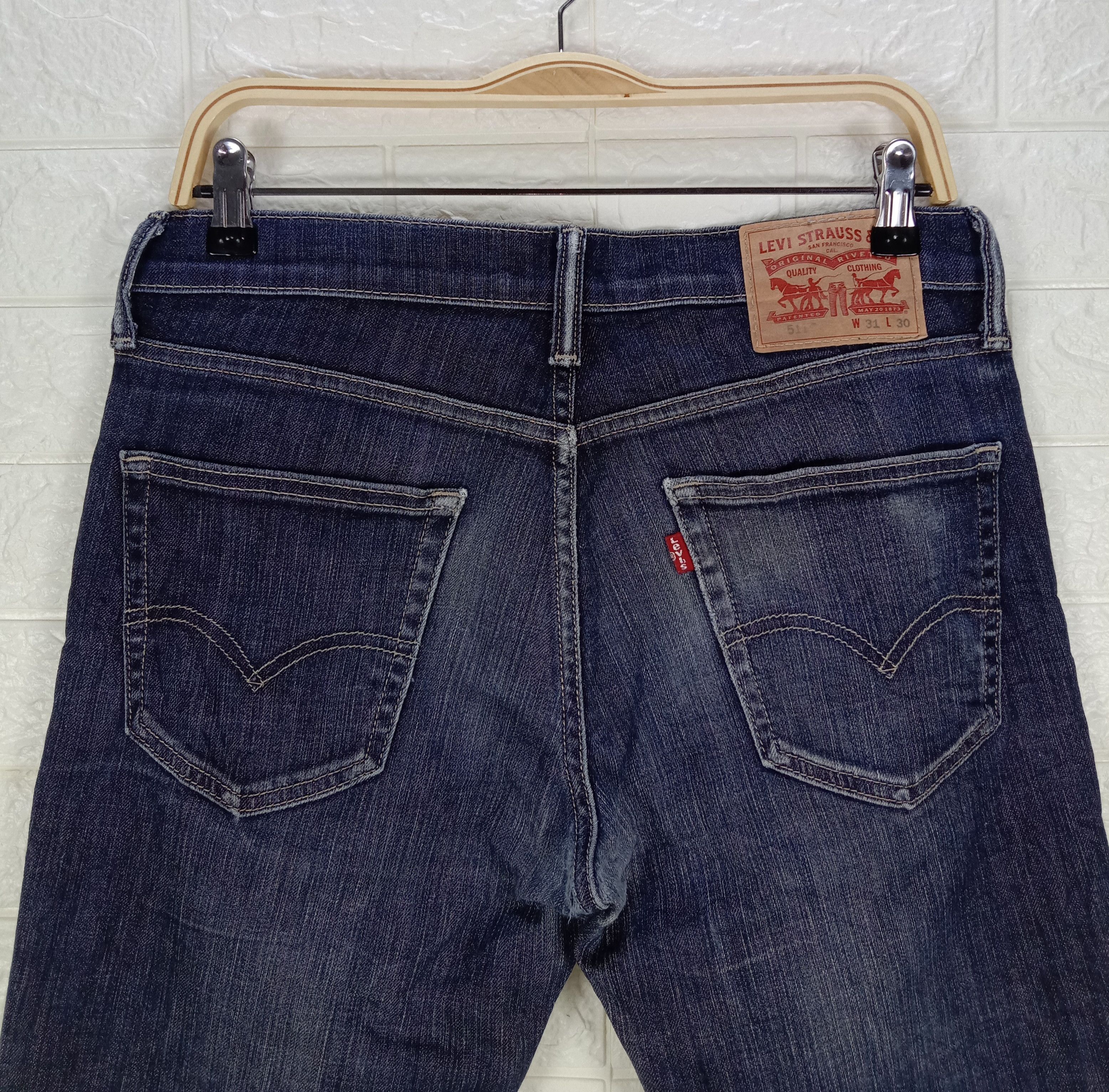 Levi's Vintage Levi's 511 Skinny Jeans Earth Tone Distressed Denim Size US 31 - 6 Thumbnail