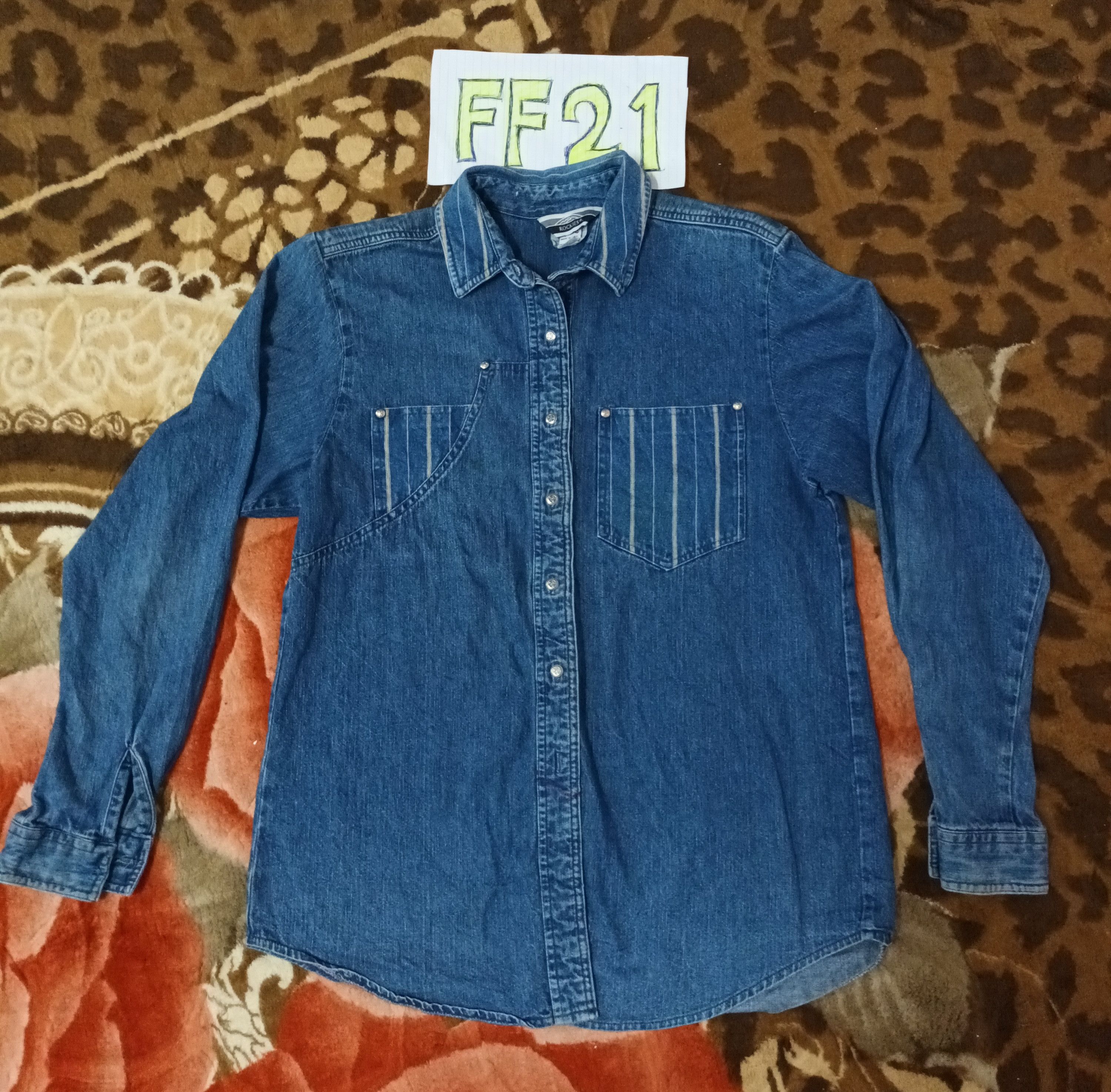 Vintage 🔥 Vintage Rockies Button Up Denim Jacket 🔥 Size US M / EU 48-50 / 2 - 1 Thumbnail