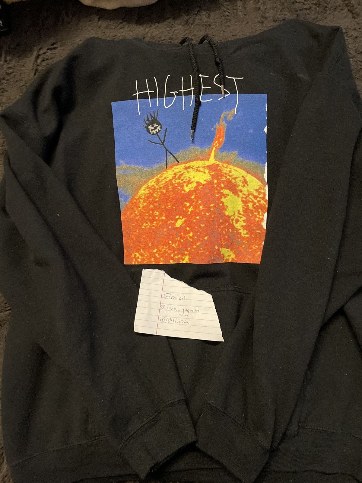 Travis Scott Travis Scott HITR Sun Hoodie | Grailed