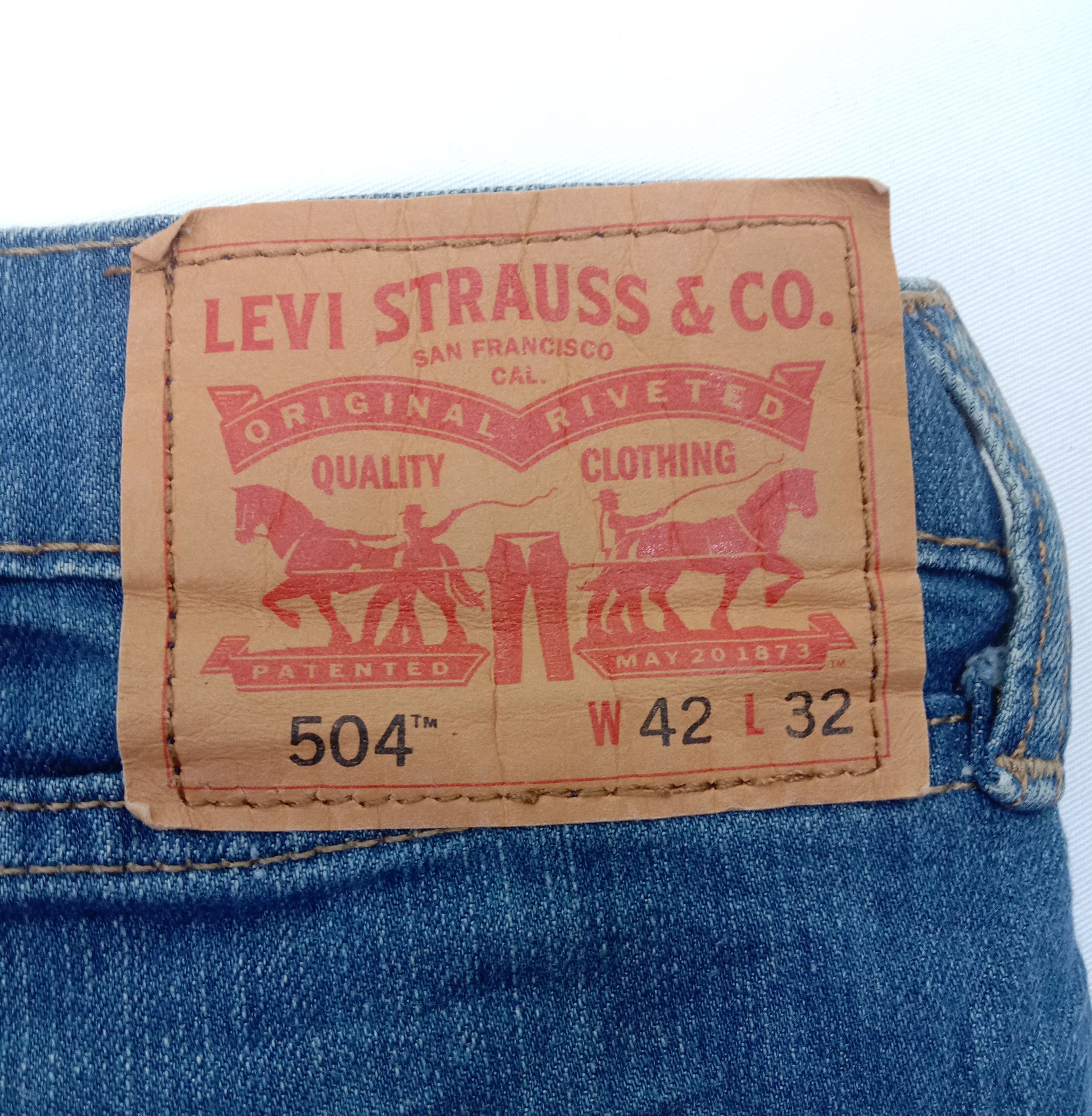 Levi's Vintage Levi's 504 Bleach Jeans Size US 42 / EU 58 - 15 Thumbnail