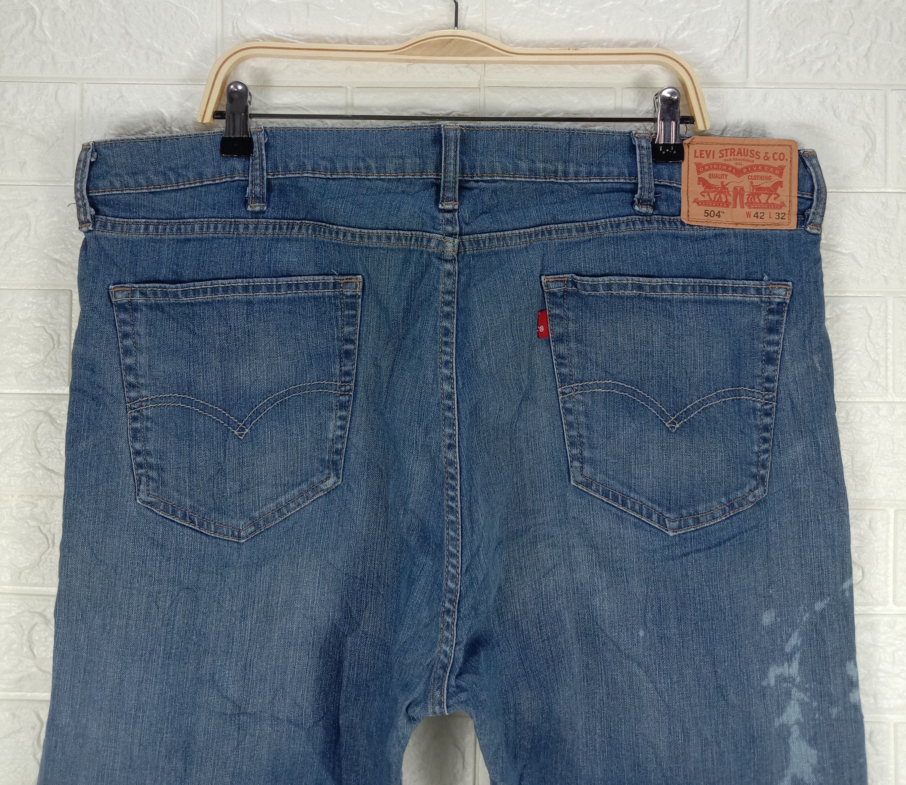 Levi's Vintage Levi's 504 Bleach Jeans Size US 42 / EU 58 - 6 Thumbnail