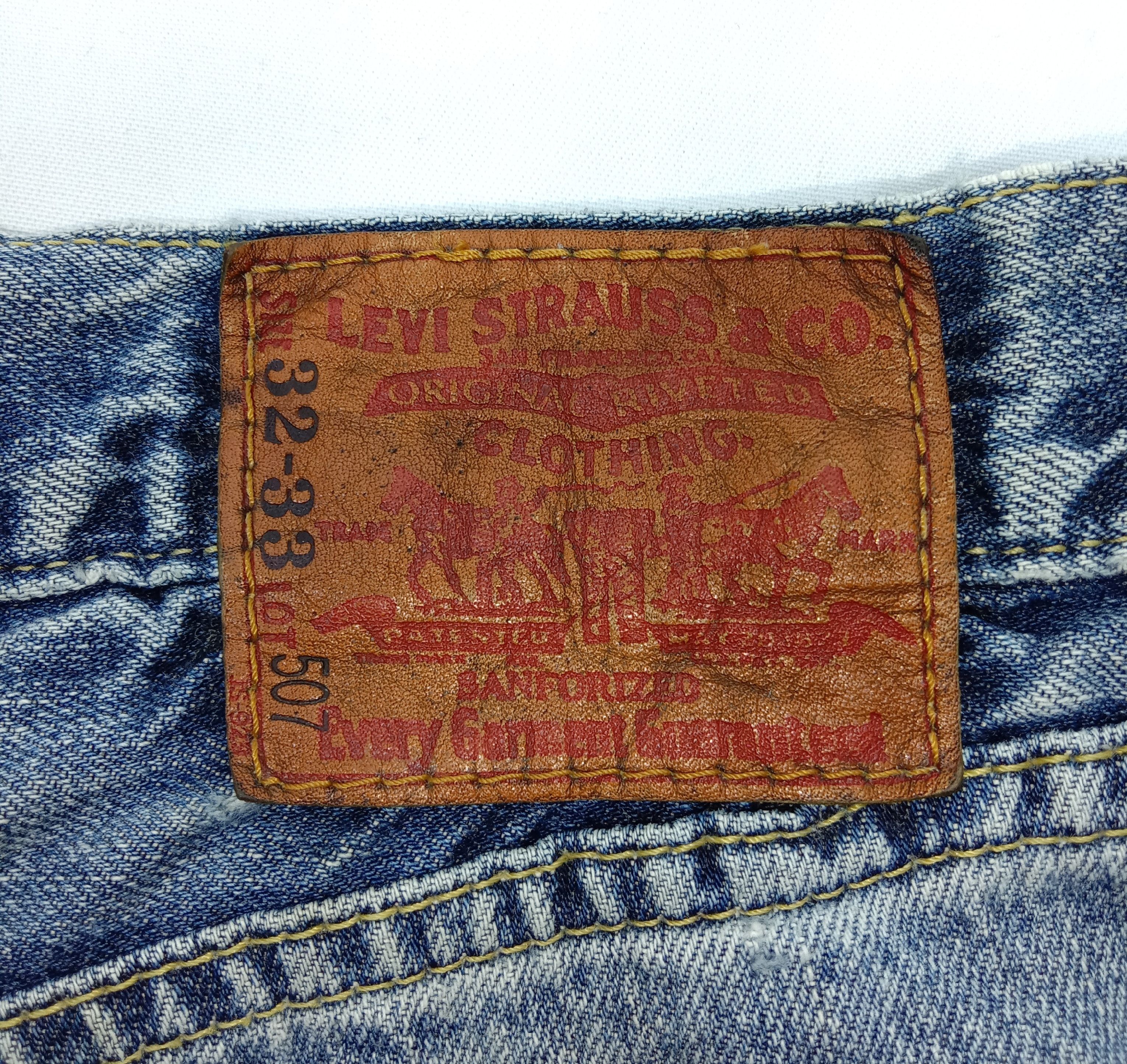 Levi's Vintage Levi’s 507 Jeans Earth Tone Distressed Denim Size US 32 / EU 48 - 18 Thumbnail
