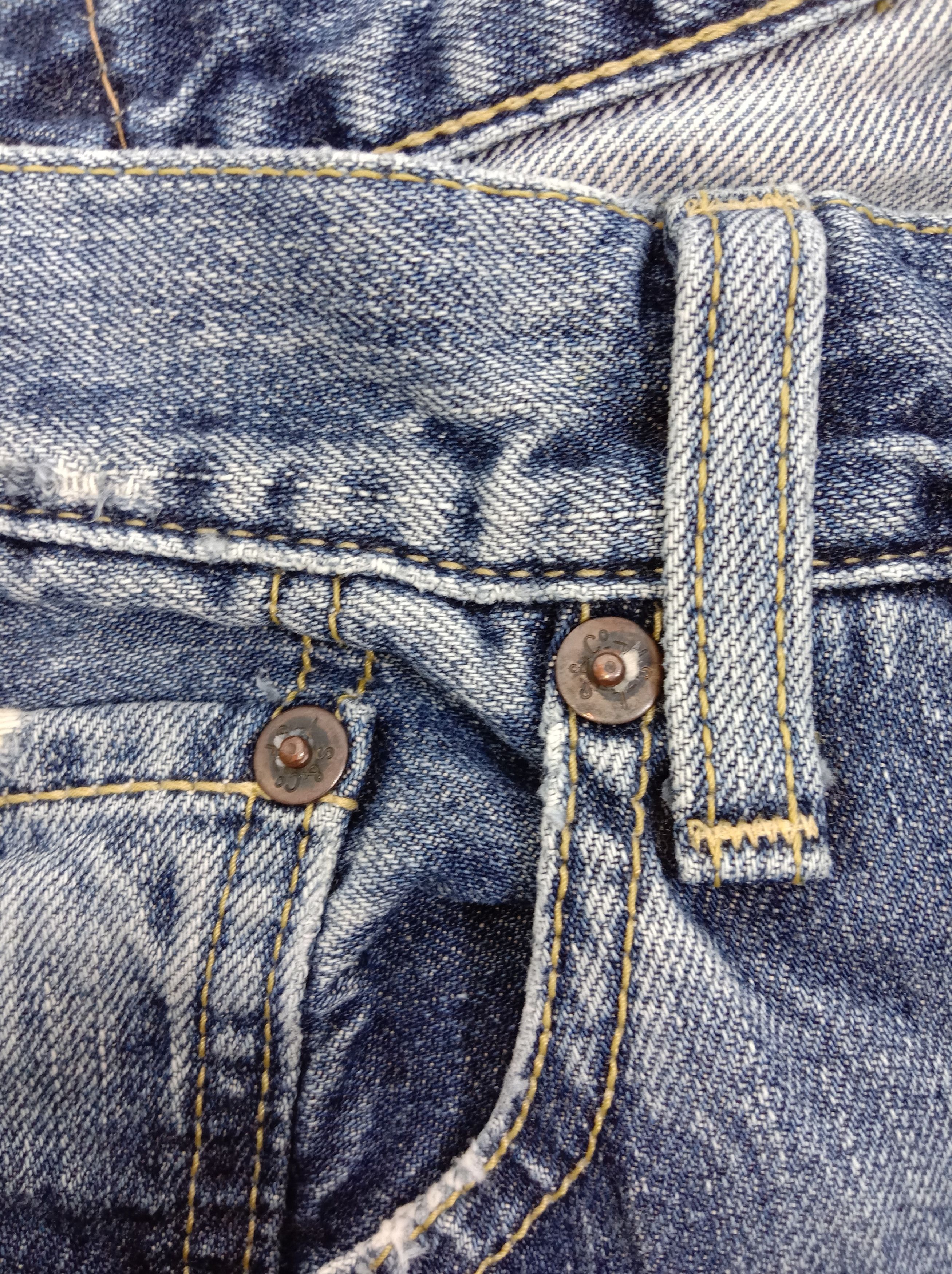 Levi's Vintage Levi’s 507 Jeans Earth Tone Distressed Denim Size US 32 / EU 48 - 14 Thumbnail