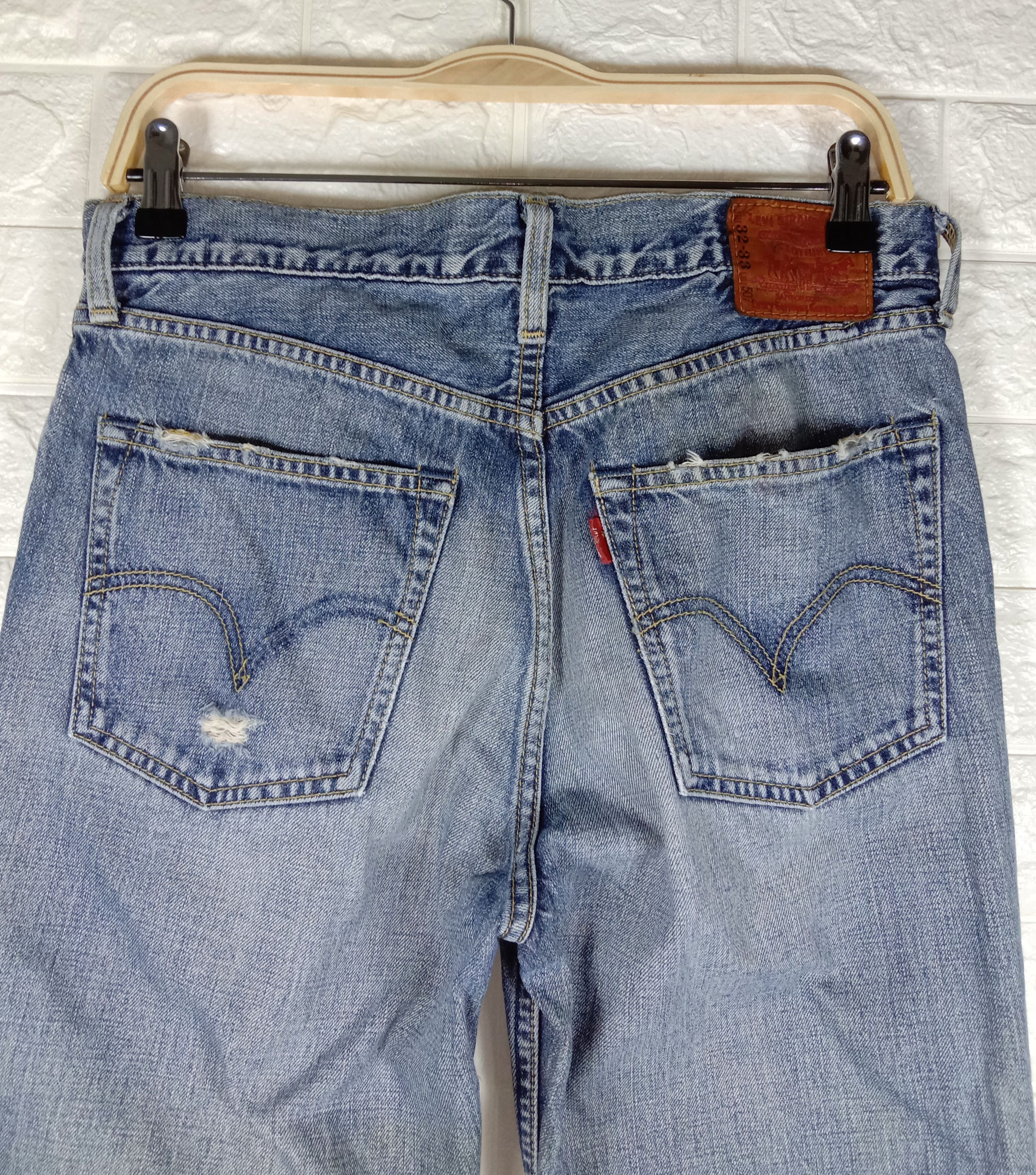 Levi's Vintage Levi’s 507 Jeans Earth Tone Distressed Denim Size US 32 / EU 48 - 6 Thumbnail