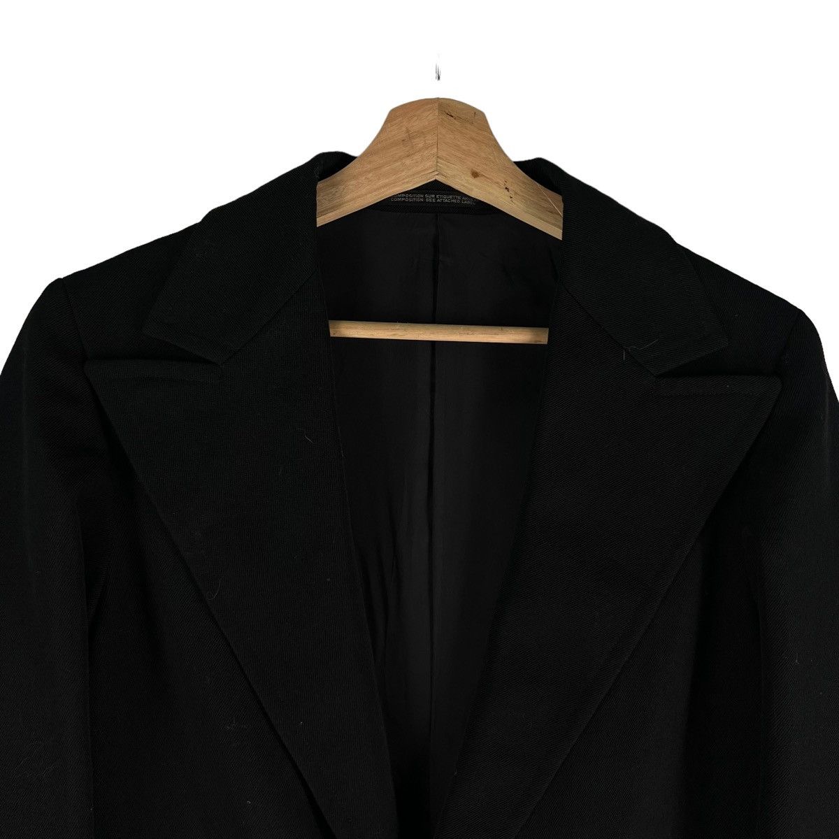 Yohji Yamamoto 🔥RUNWAY WOOL LONG JACKET DOUBLE BREAST Y’S YOHJI YAMAMOTO Size US M / EU 48-50 / 2 - 4 Thumbnail