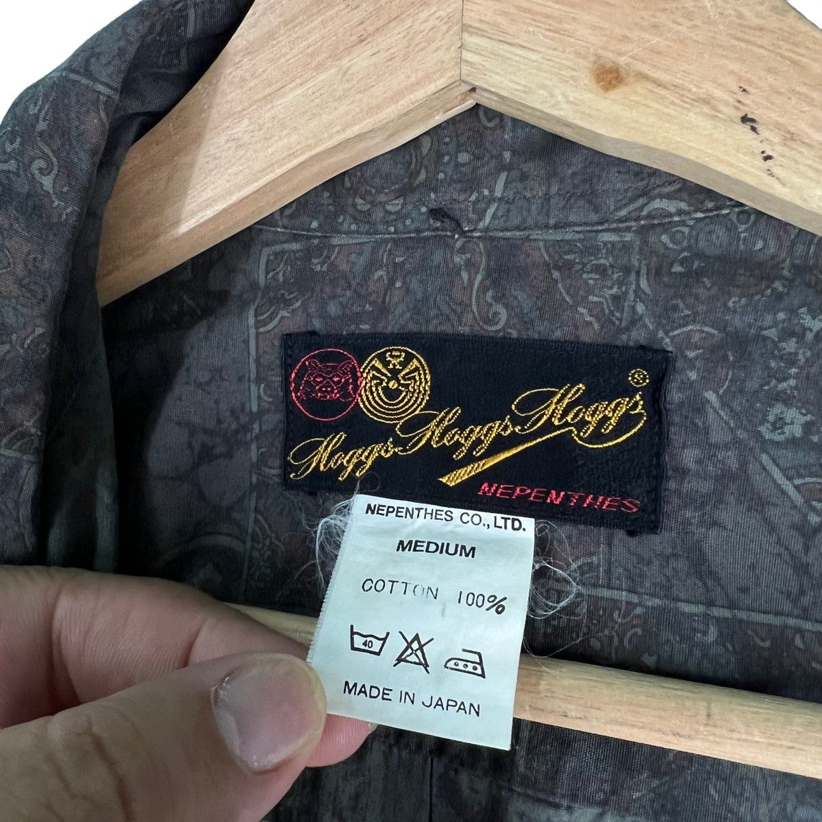 Needles VINTAGE HOGGS NEPENTHES NEEDLES SHIRT BATIK DESIGN OVERPRINT Size US M / EU 48-50 / 2 - 12 Thumbnail