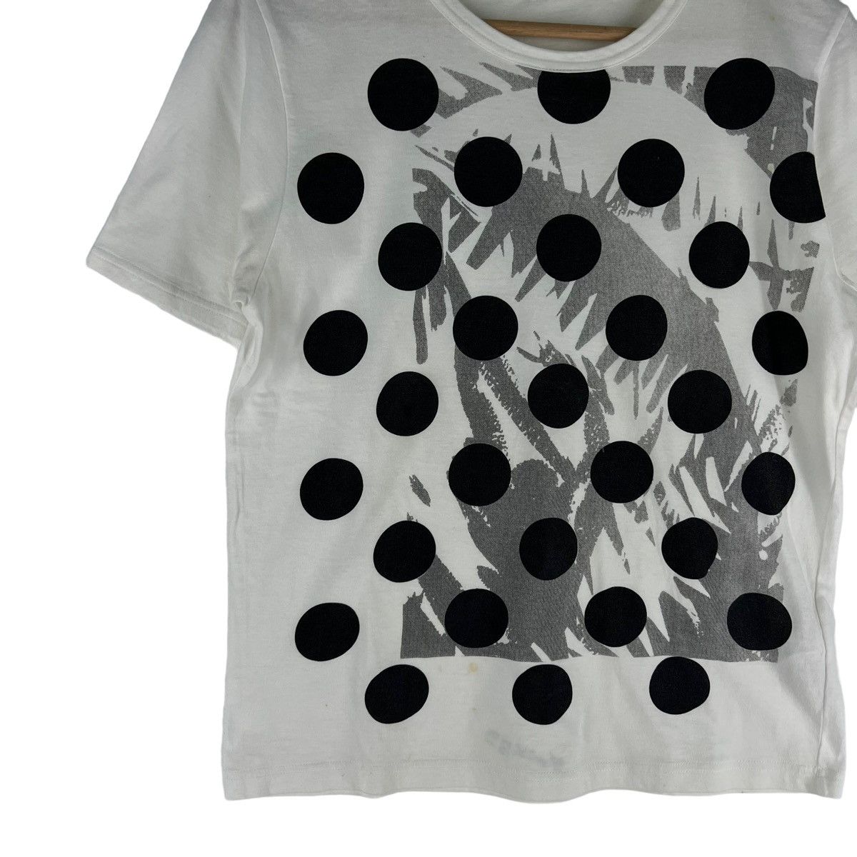 Yohji Yamamoto Y’S FOR LIVING T-SHIRT OVERPRINT BIG LOGO POLKADOT Size US S / EU 44-46 / 1 - 4 Thumbnail