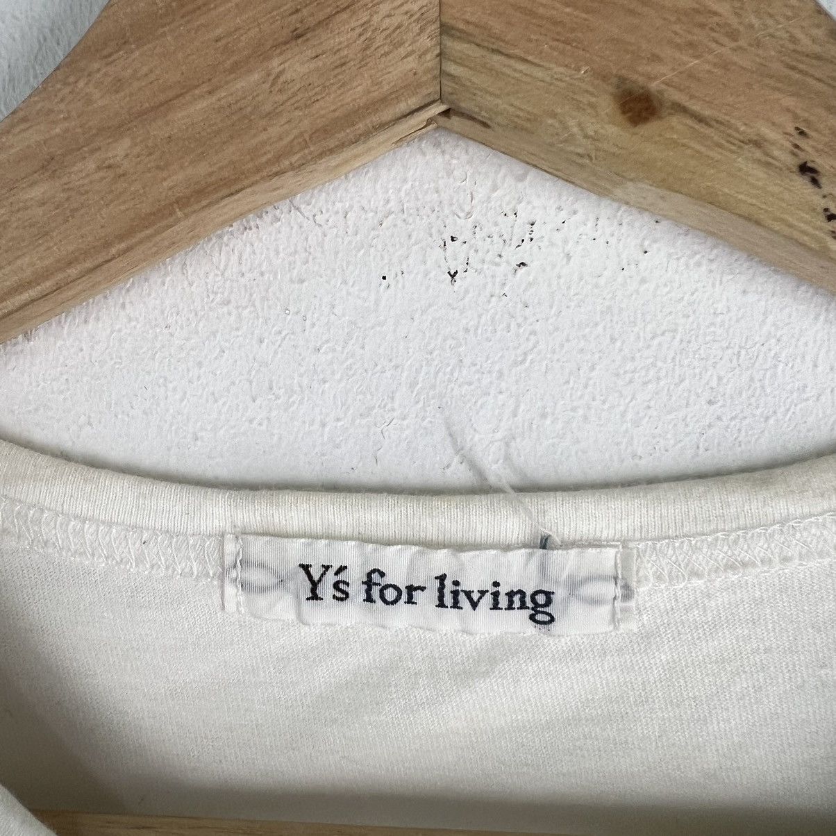 Yohji Yamamoto Y’S FOR LIVING T-SHIRT OVERPRINT BIG LOGO POLKADOT Size US S / EU 44-46 / 1 - 6 Thumbnail