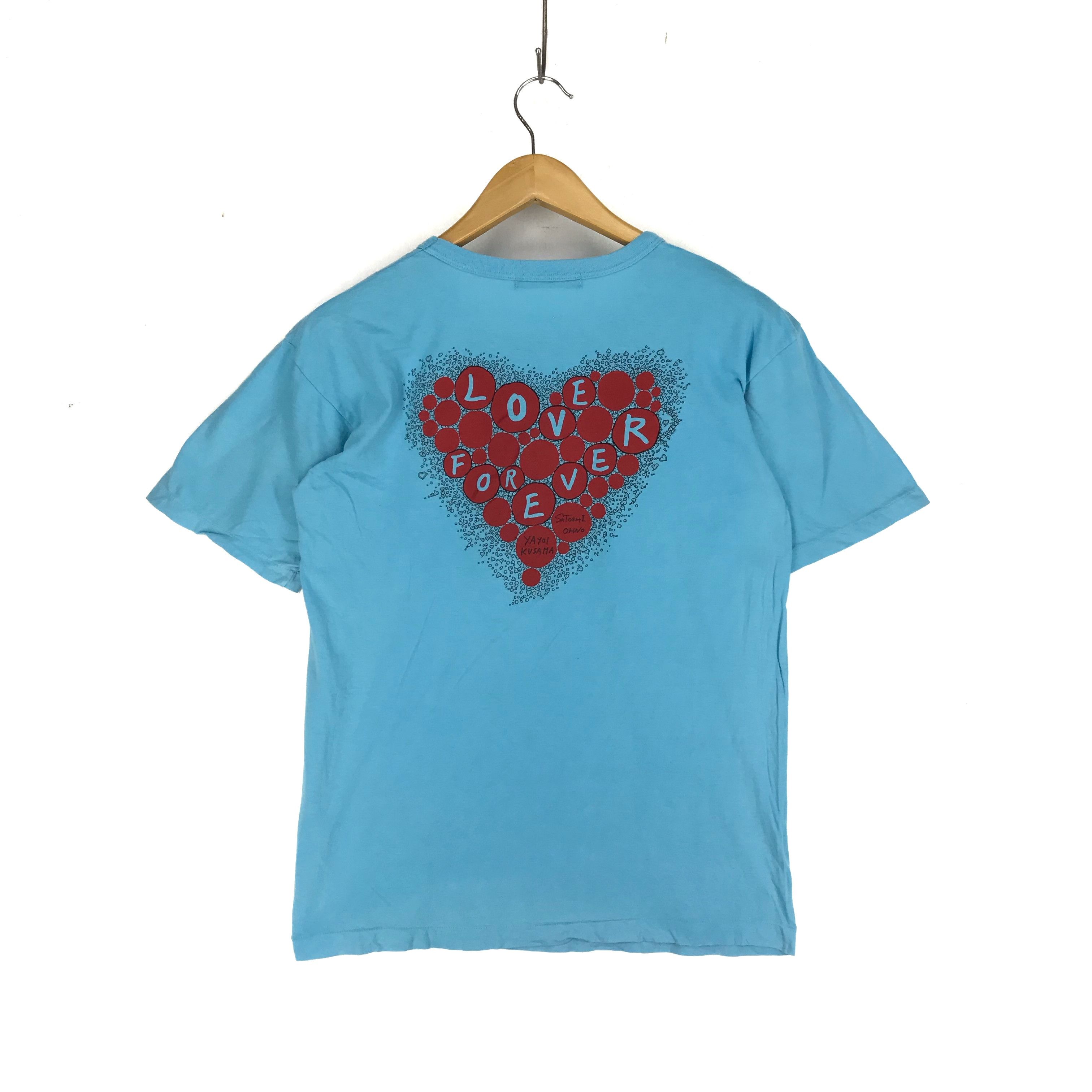Yayoi Kusama 24 HOUR TELEVISION Crew Neck T Shirt #2351-81 Size US S / EU 44-46 / 1 - 7 Thumbnail