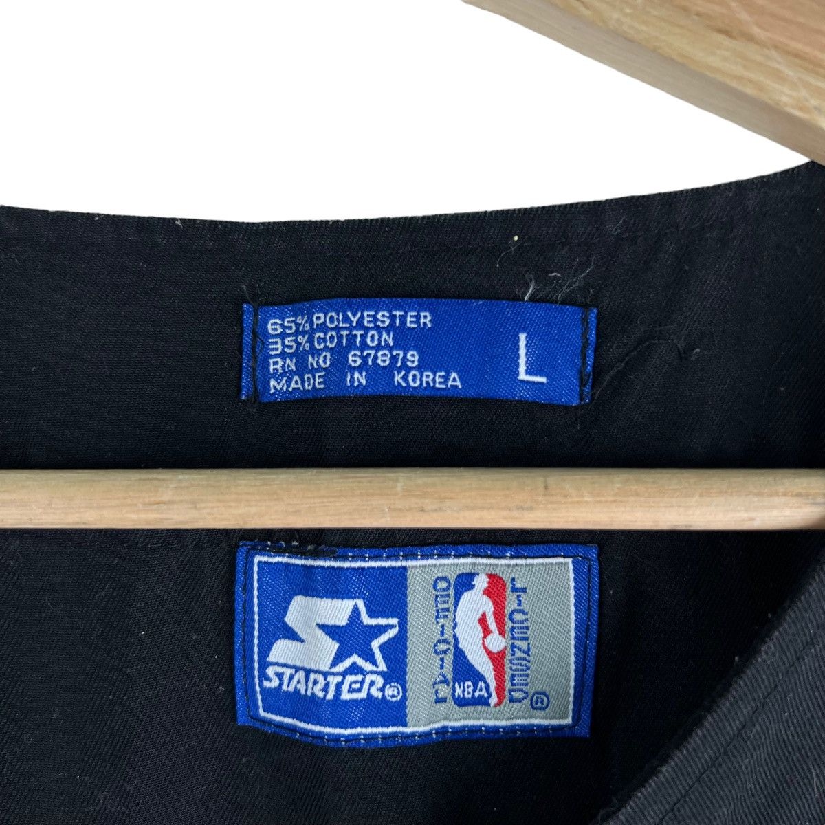 NBA VINTAGE CHICAGO BULLS STARTER BIG LOGO PINSTRIPED Size US L / EU 52-54 / 3 - 11 Thumbnail