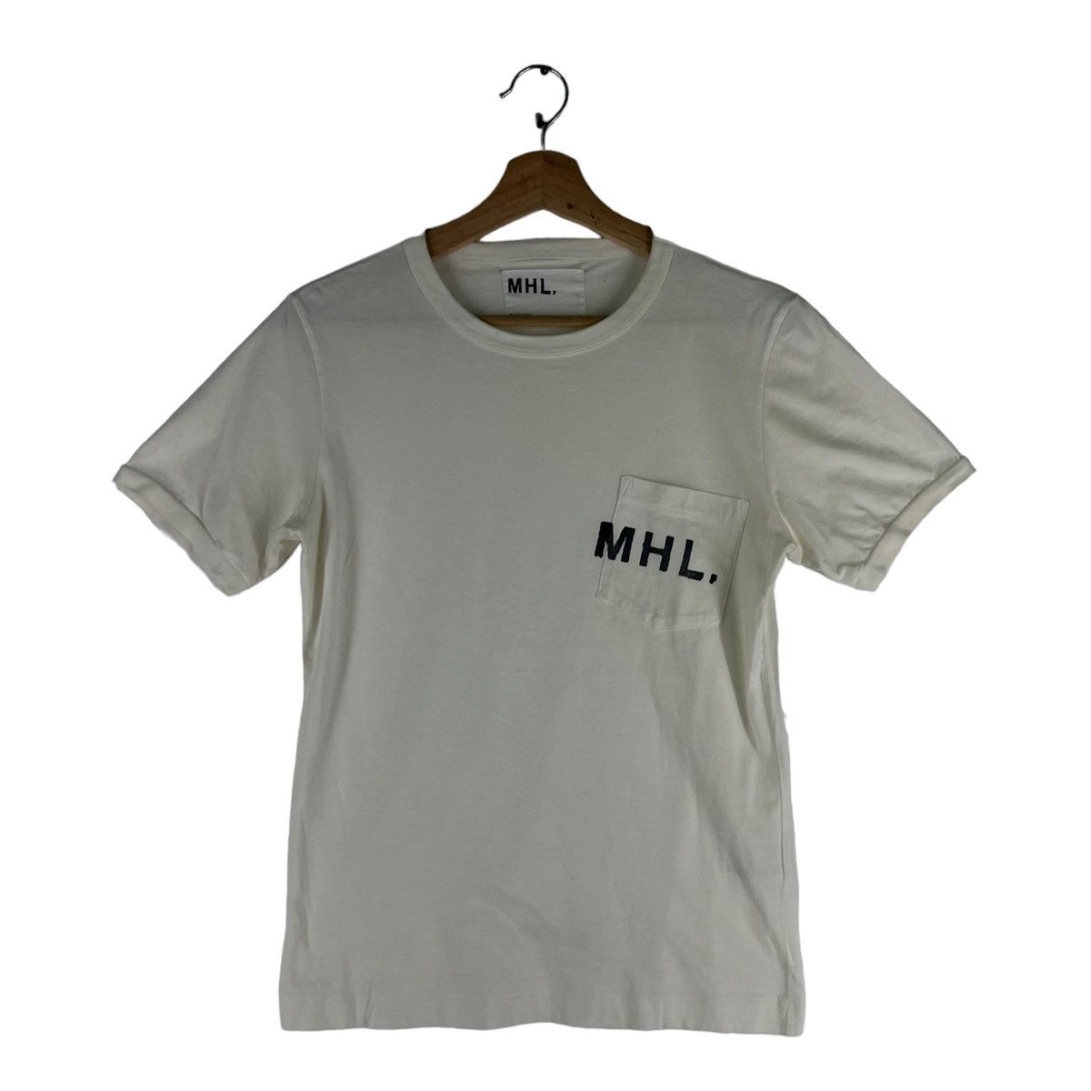 Margaret Howell RARE SINGLE POCKET TEE MHL BIG LOGO Size US S / EU 44-46 / 1 - 1 Thumbnail