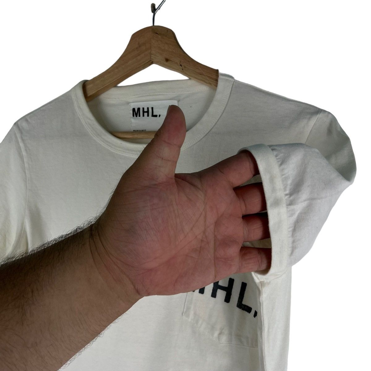 Margaret Howell RARE SINGLE POCKET TEE MHL BIG LOGO Size US S / EU 44-46 / 1 - 4 Thumbnail