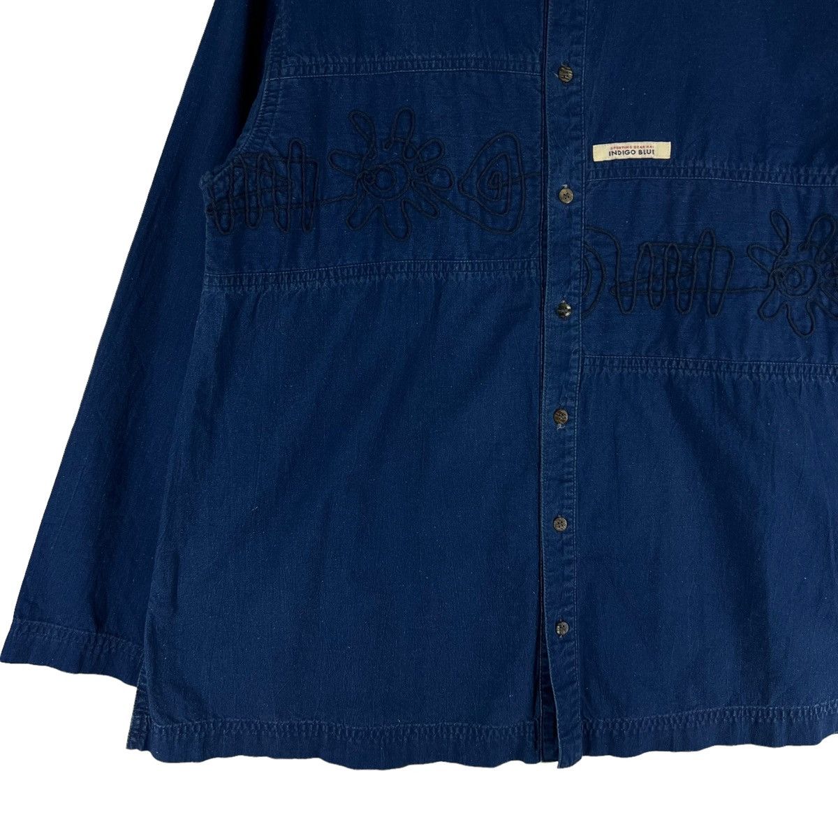 Issey Miyake RARE BLUE INDIGO ISSEY MIYAKE HAI SPORTING GEAR CHORE JACKET Size US M / EU 48-50 / 2 - 3 Thumbnail