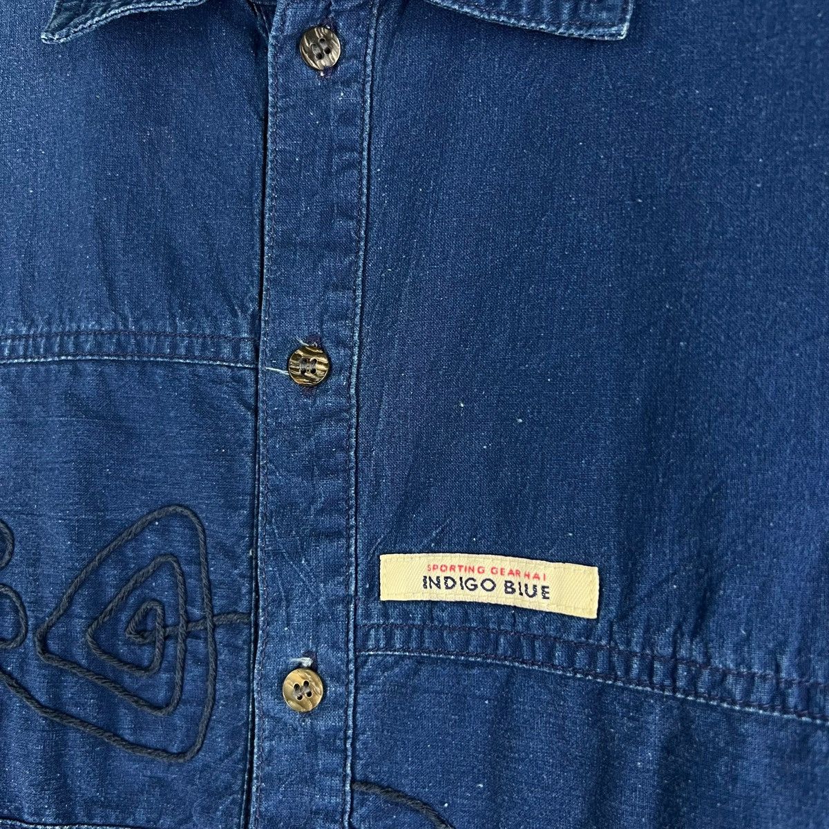 Issey Miyake RARE BLUE INDIGO ISSEY MIYAKE HAI SPORTING GEAR CHORE JACKET Size US M / EU 48-50 / 2 - 5 Thumbnail