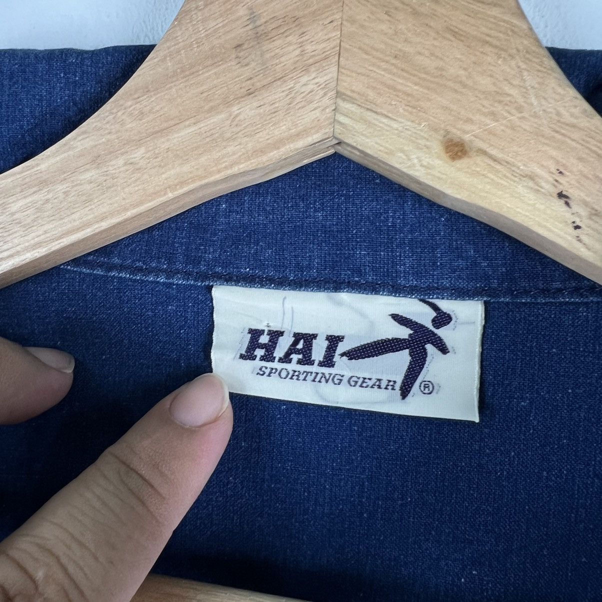Issey Miyake RARE BLUE INDIGO ISSEY MIYAKE HAI SPORTING GEAR CHORE JACKET Size US M / EU 48-50 / 2 - 12 Thumbnail