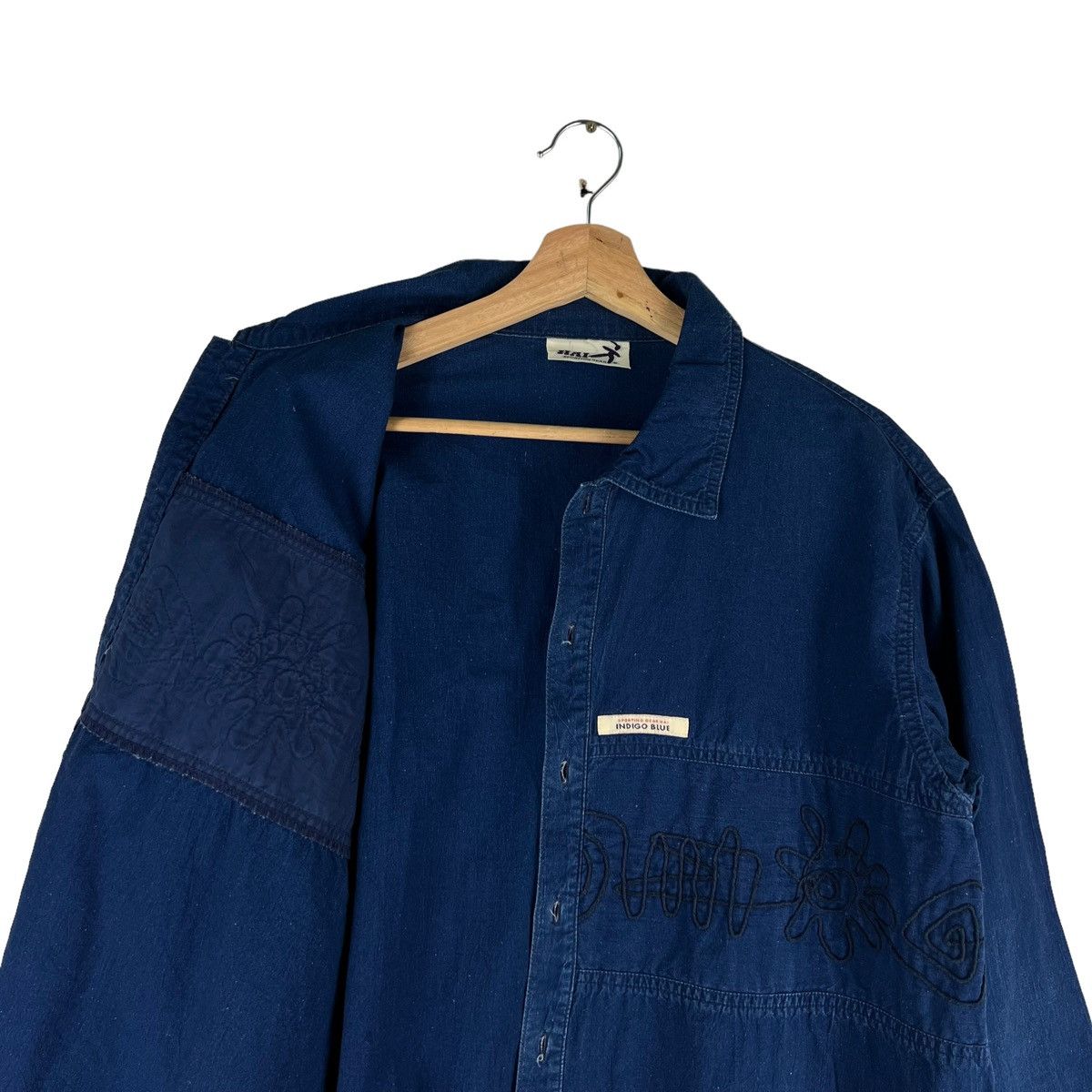 Issey Miyake RARE BLUE INDIGO ISSEY MIYAKE HAI SPORTING GEAR CHORE JACKET Size US M / EU 48-50 / 2 - 10 Thumbnail
