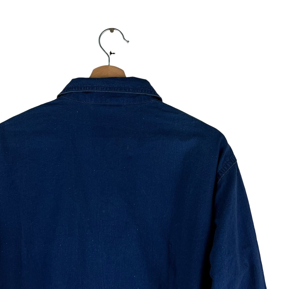 Issey Miyake RARE BLUE INDIGO ISSEY MIYAKE HAI SPORTING GEAR CHORE JACKET Size US M / EU 48-50 / 2 - 7 Thumbnail