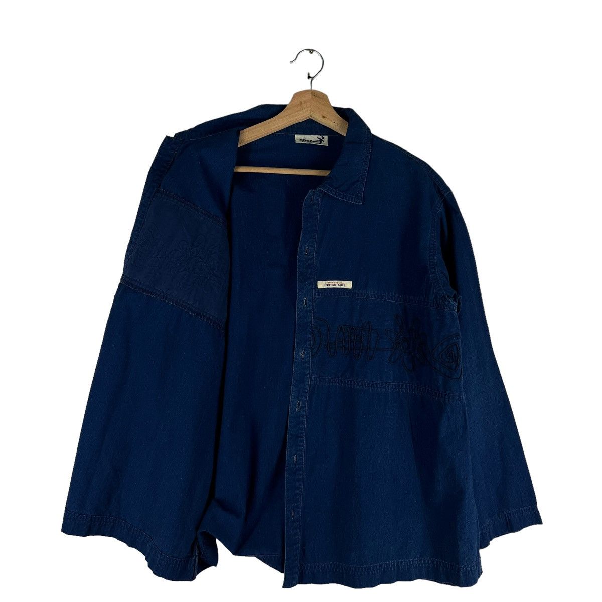 Issey Miyake RARE BLUE INDIGO ISSEY MIYAKE HAI SPORTING GEAR CHORE JACKET Size US M / EU 48-50 / 2 - 11 Thumbnail