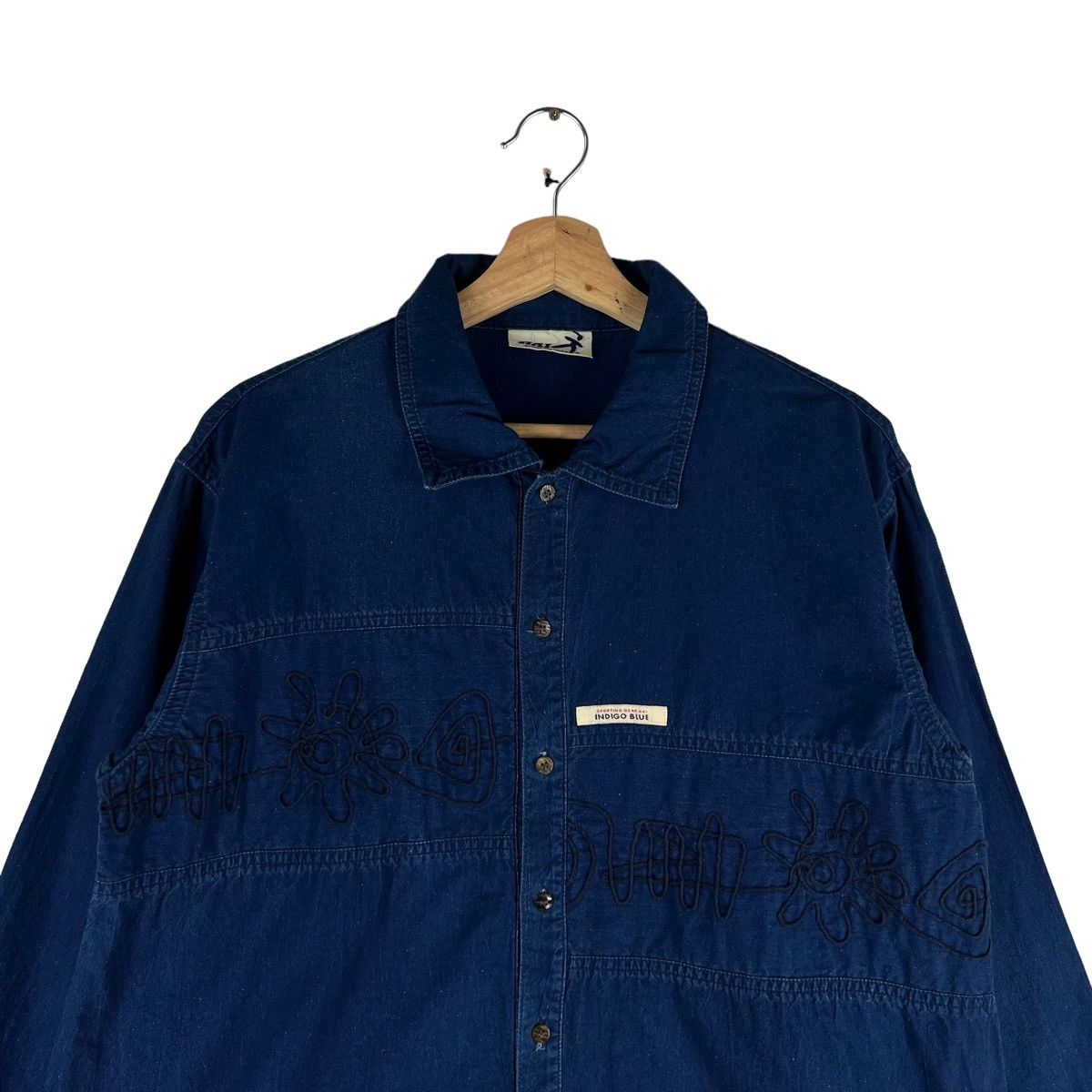 Issey Miyake RARE BLUE INDIGO ISSEY MIYAKE HAI SPORTING GEAR CHORE JACKET Size US M / EU 48-50 / 2 - 2 Thumbnail