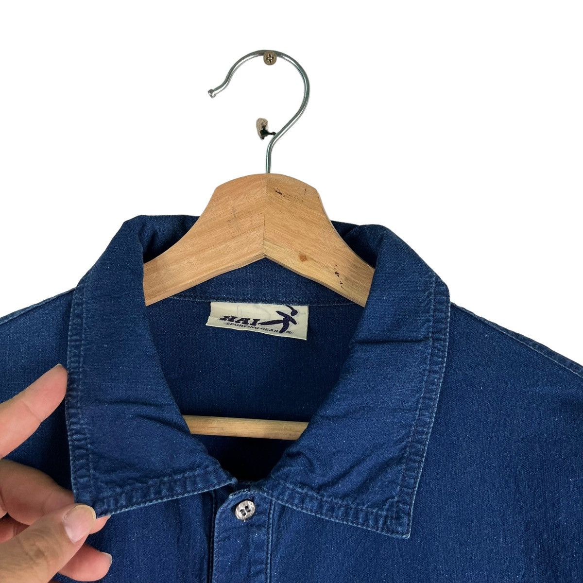 Issey Miyake RARE BLUE INDIGO ISSEY MIYAKE HAI SPORTING GEAR CHORE JACKET Size US M / EU 48-50 / 2 - 9 Thumbnail