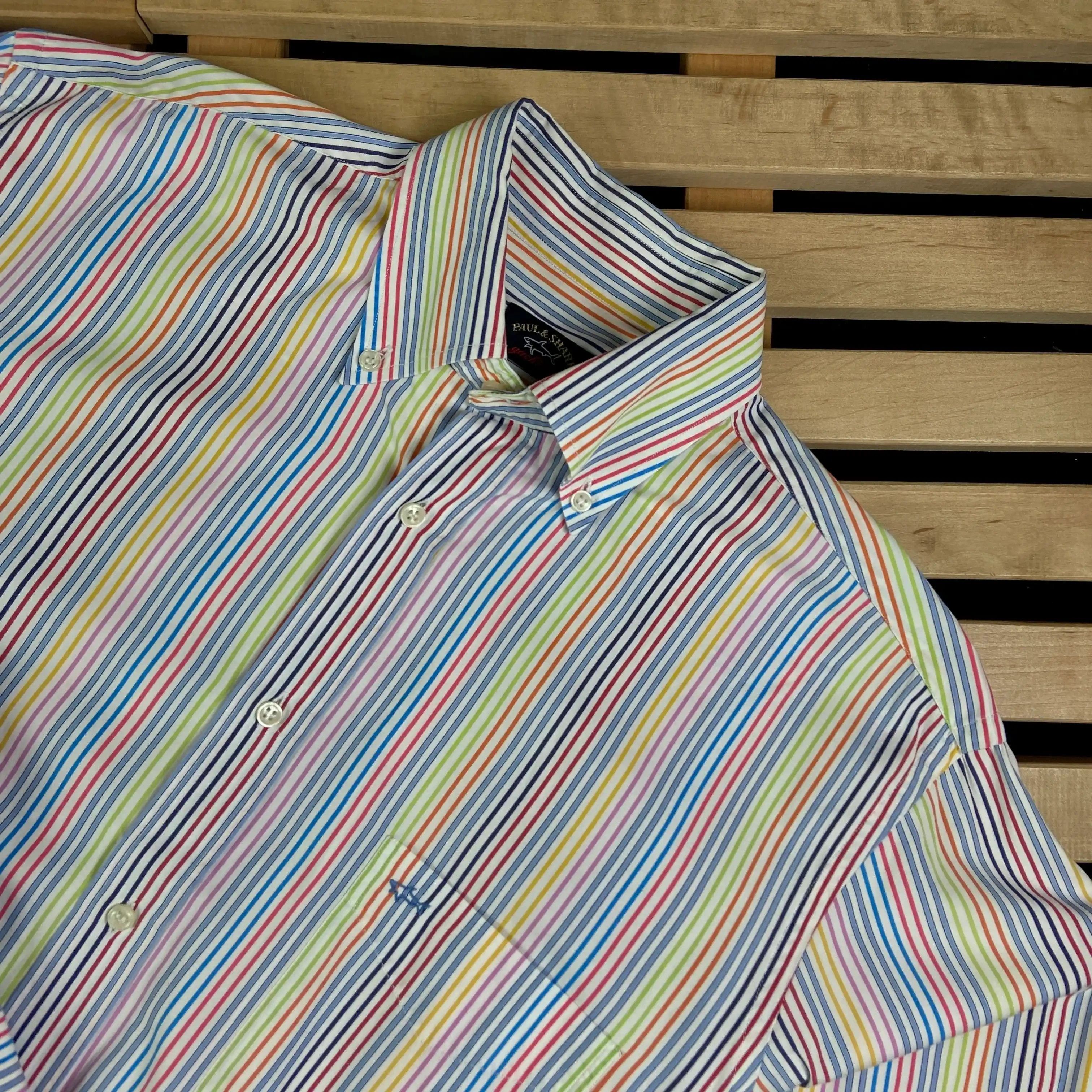 Paul & Shark Mens Shirt Long Sleeve Paul Shark Size 39 Size US L / EU 52-54 / 3 - 2 Thumbnail