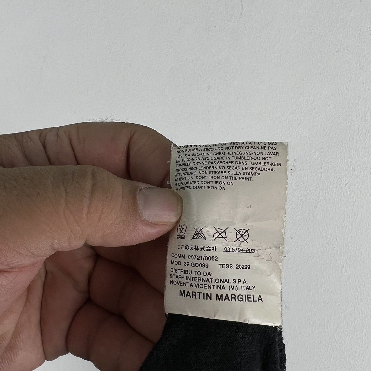 Maison Margiela BIG LOGO SPELL OUT T-SHIRT MARTIN MARGIELA Size US L / EU 52-54 / 3 - 11 Thumbnail