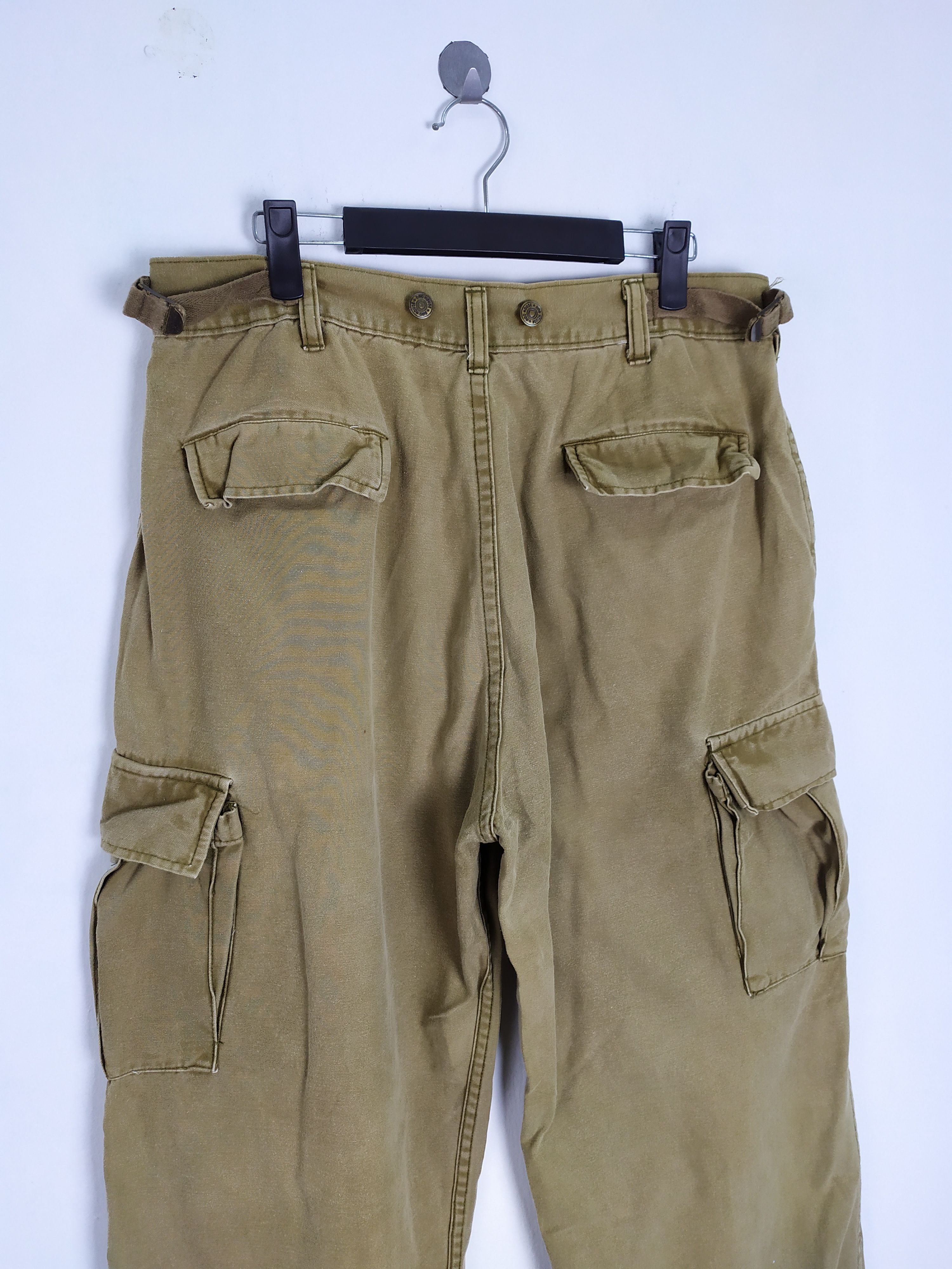 Japanese Brand VINTAGE DOG HOUSE FADED BAGGY CARGO PANTS Size US 32 / EU 48 - 12 Thumbnail