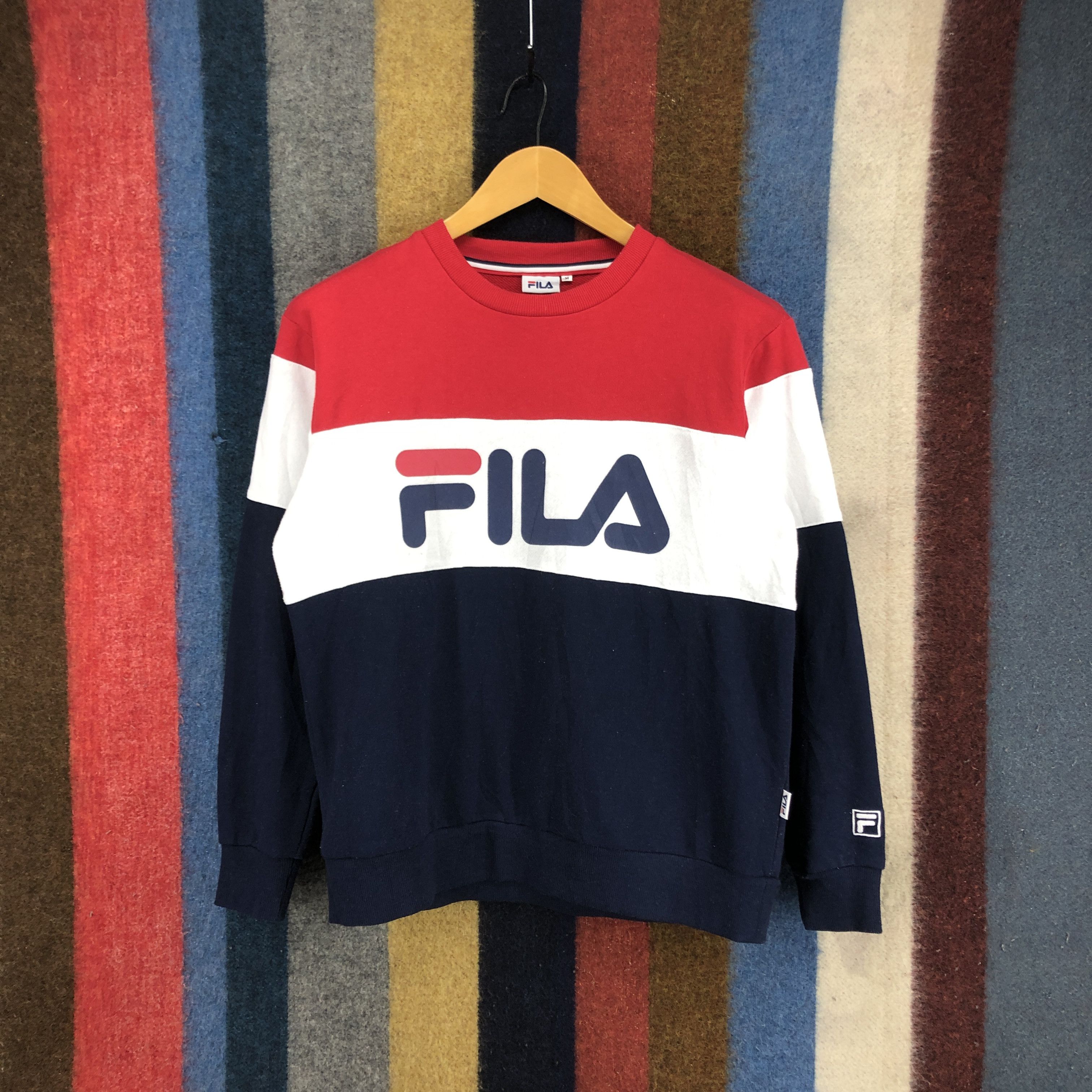 Fila FILA Crew Neck Sweatshirt #2802-102 Size US S / EU 44-46 / 1 - 1 Thumbnail