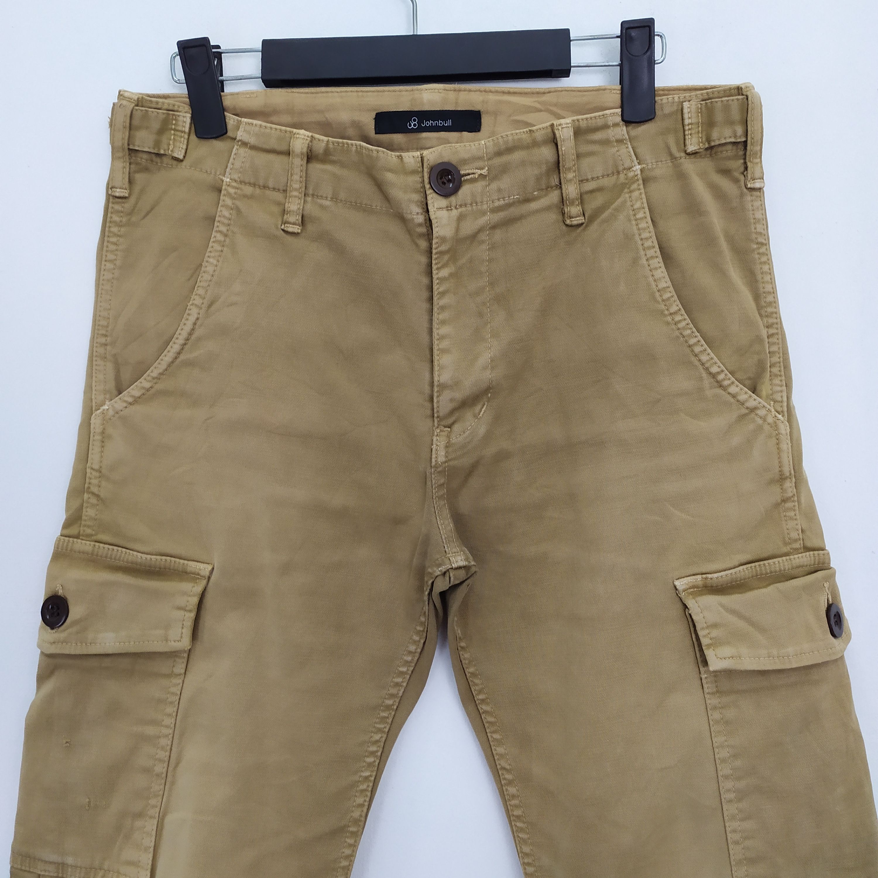 Johnbull VINTAGE JOHN BULL FADED CARGO PANTS Size US 30 / EU 46 - 5 Thumbnail