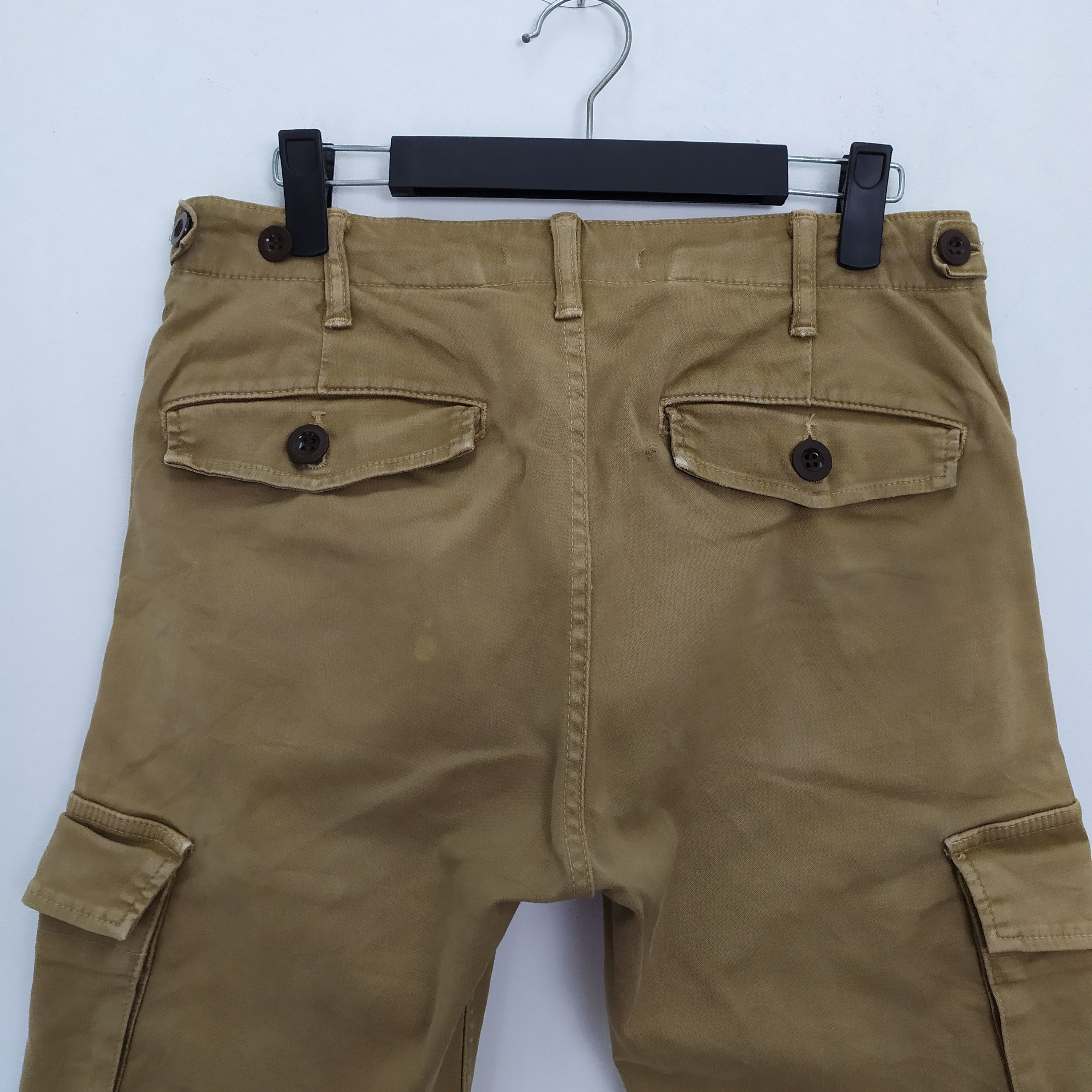 Johnbull VINTAGE JOHN BULL FADED CARGO PANTS Size US 30 / EU 46 - 15 Thumbnail